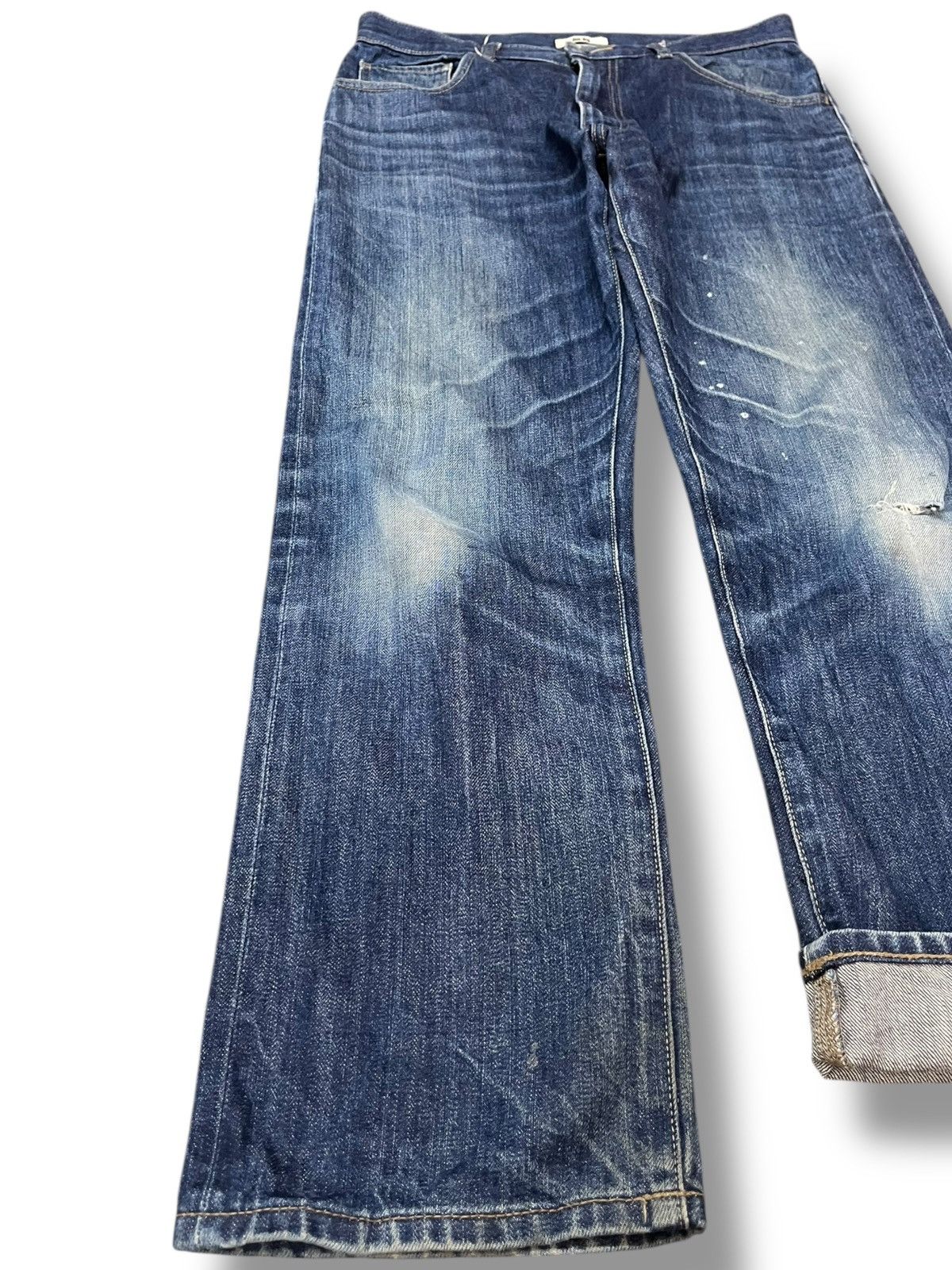 Christophe Lemaire × Jun Takahashi × Uniqlo Vintage Uniqlo U Selvedge Distressed Denim Size US 31 - 3 Thumbnail