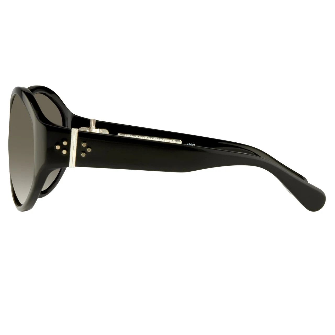 Ann Demeulemeester Ann Demeulemeester Sunglasses Oversized Black and Grey Size ONE SIZE - 11 Thumbnail