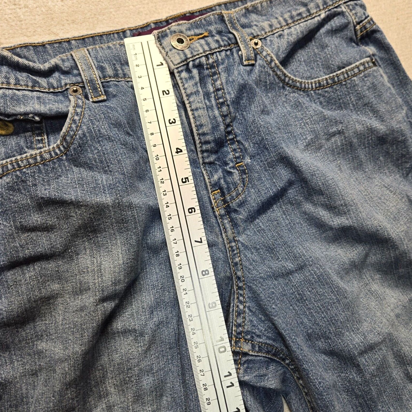 Gloria Vanderbilt Gloria Vanderbilt Jeans Mid-Rise Straight Jeans Dark Wash Blue Denim Women 8 Size 30" / US 8 / IT 44 - 6 Thumbnail