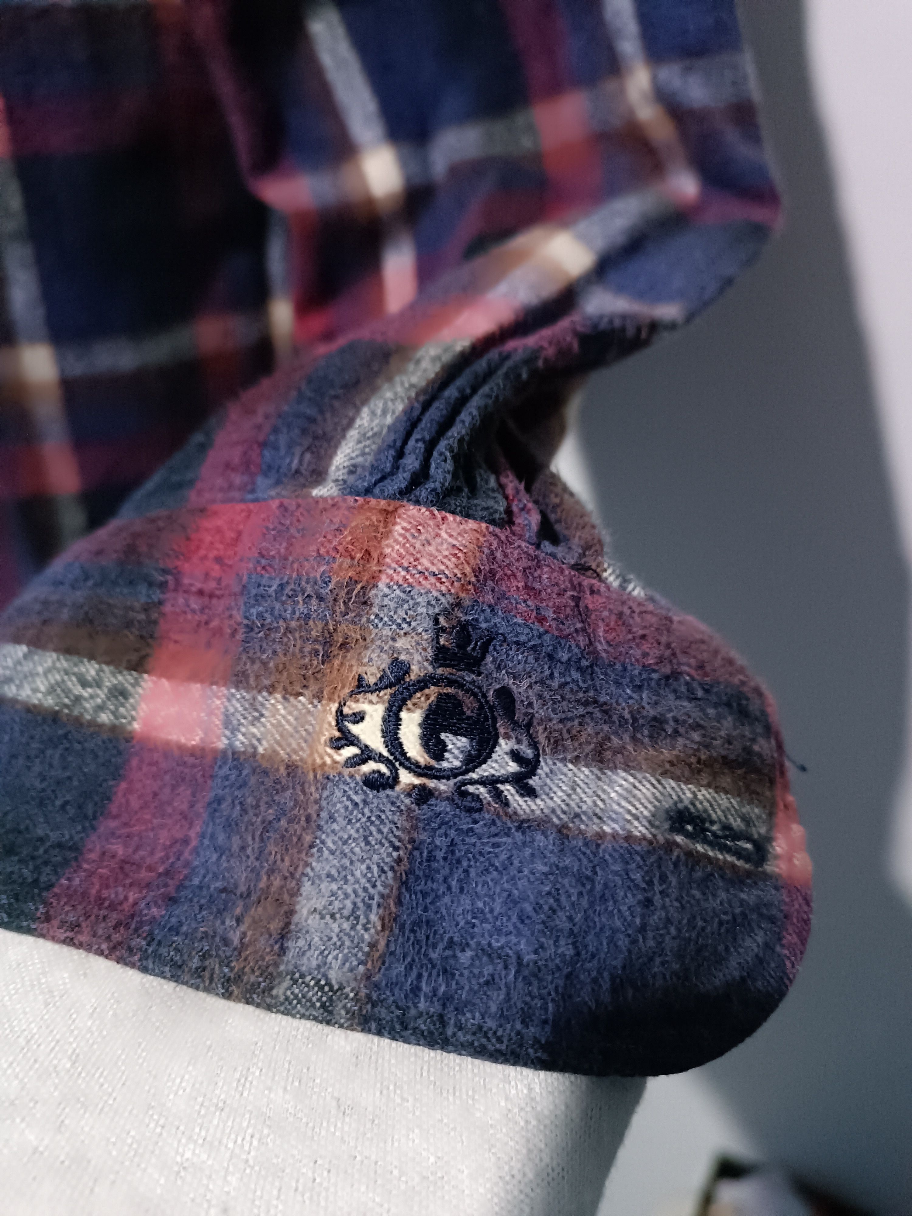 45rpm × Japanese Brand Union Supply Distressed Flannel Plaid Shirt Size US M / EU 48-50 / 2 - 5 Thumbnail