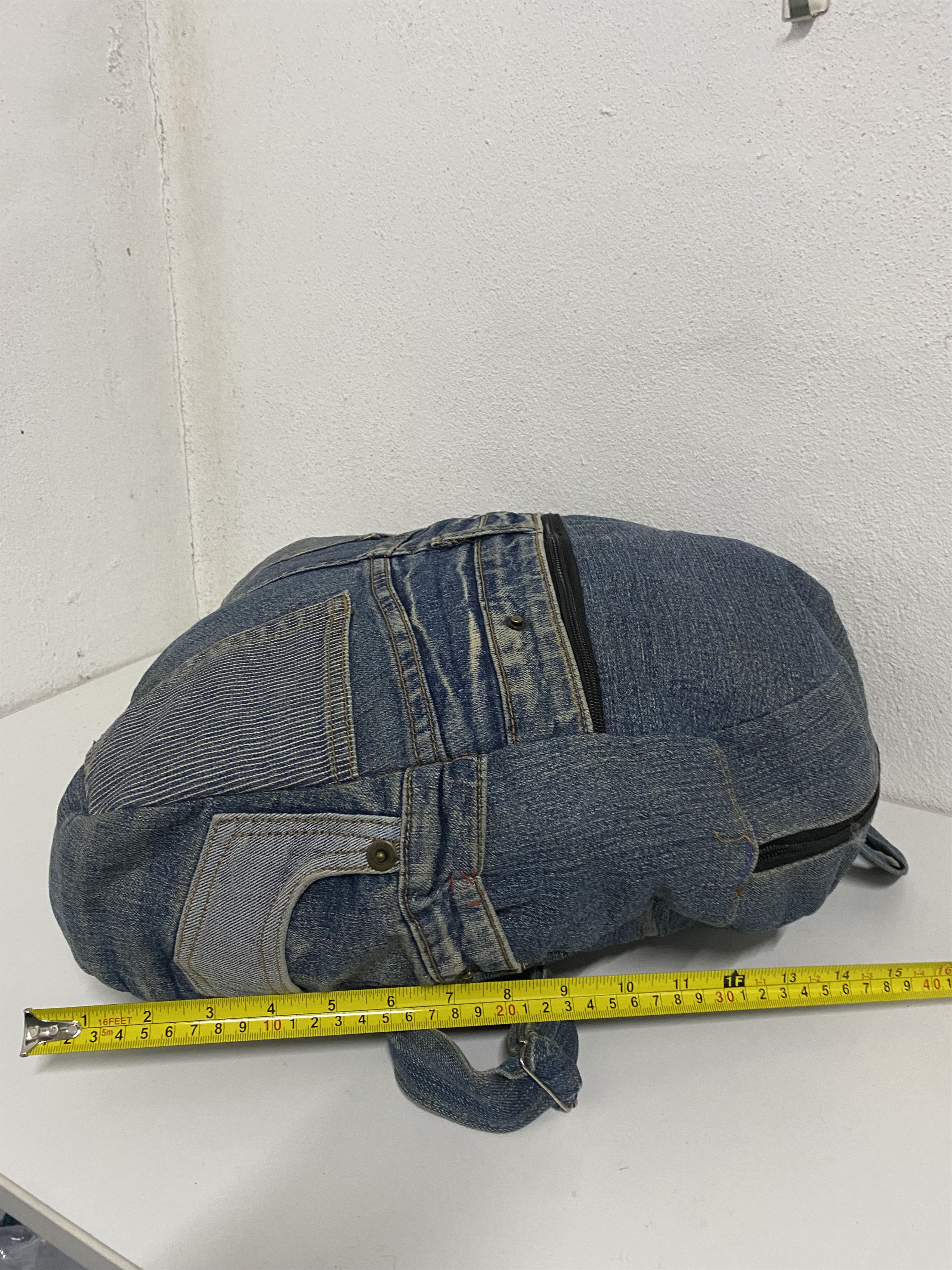 Handmade Custom Handmade Denim Backpack Size ONE SIZE - 7 Thumbnail