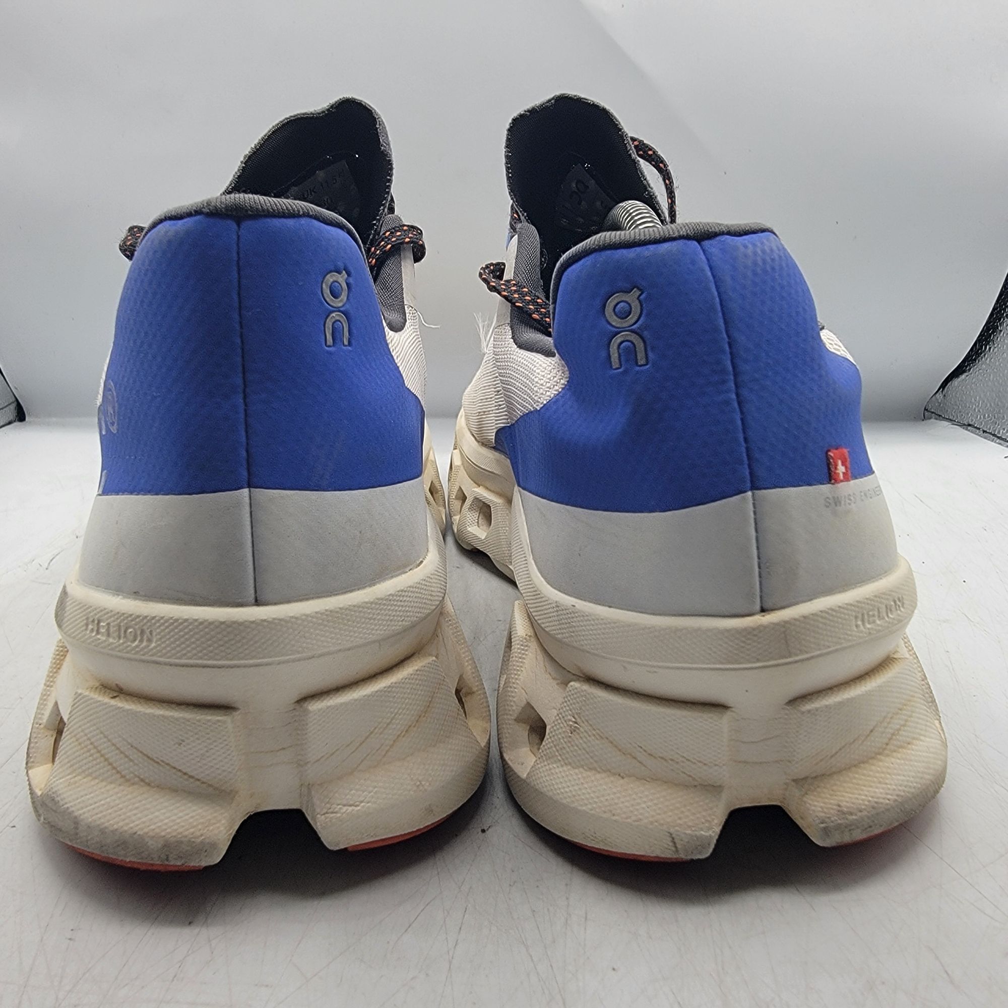 On On Running Cloudmonster Mens 12 Frost Cobalt Athletic Shoes Size US 12 / EU 45 - 4 Thumbnail