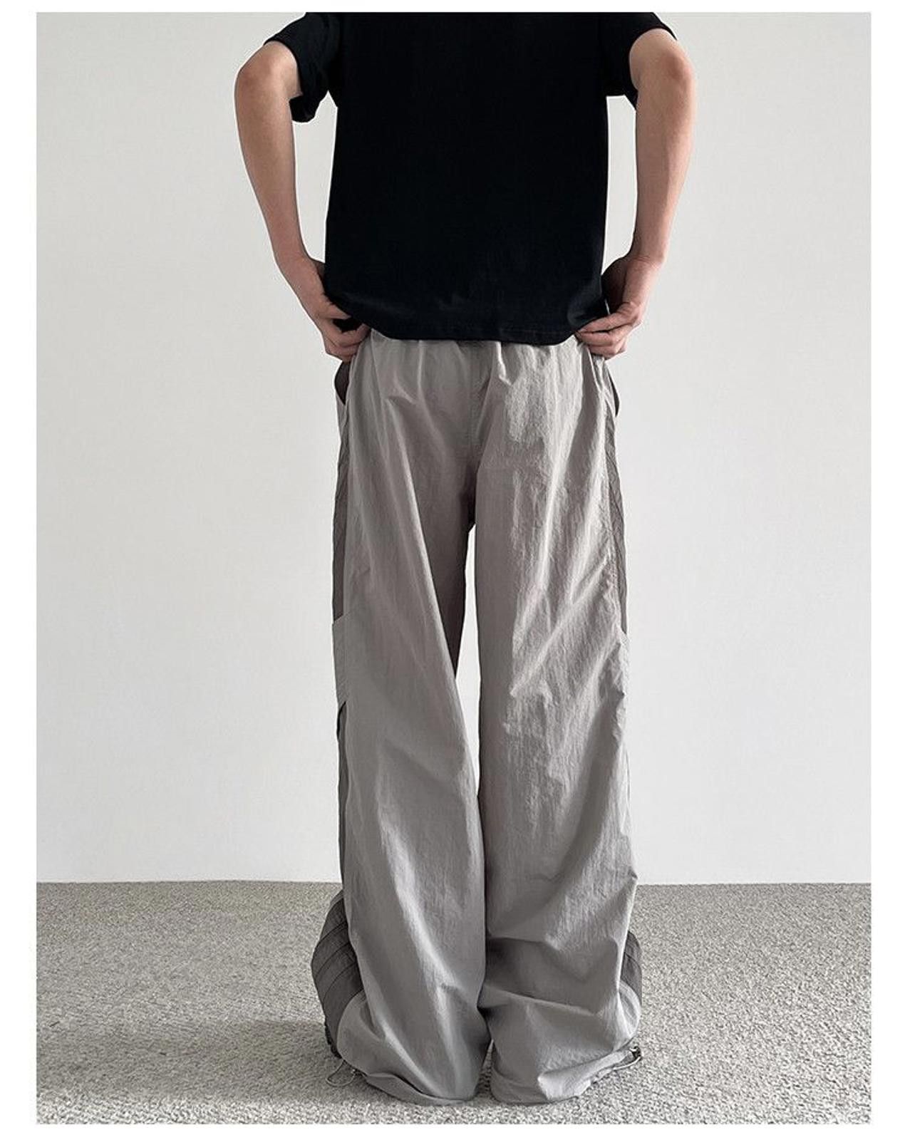 Other Gray Baggy Striped Sweatpants Size US 32 / EU 48 - 6 Thumbnail