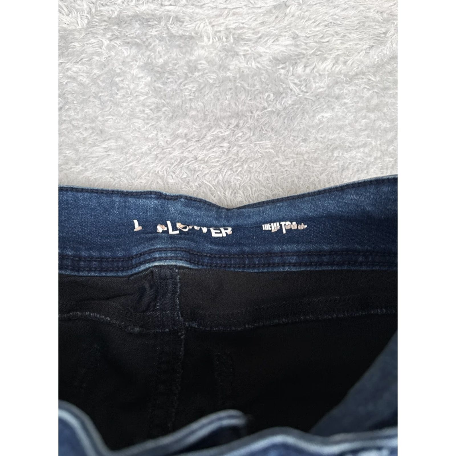 Vintage Wallflower Jeans Juniors 9 Blue Denim Insta Soft Ultra Skinny Low Rise 27x28 Size 30" / US 8 / IT 44 - 6 Thumbnail