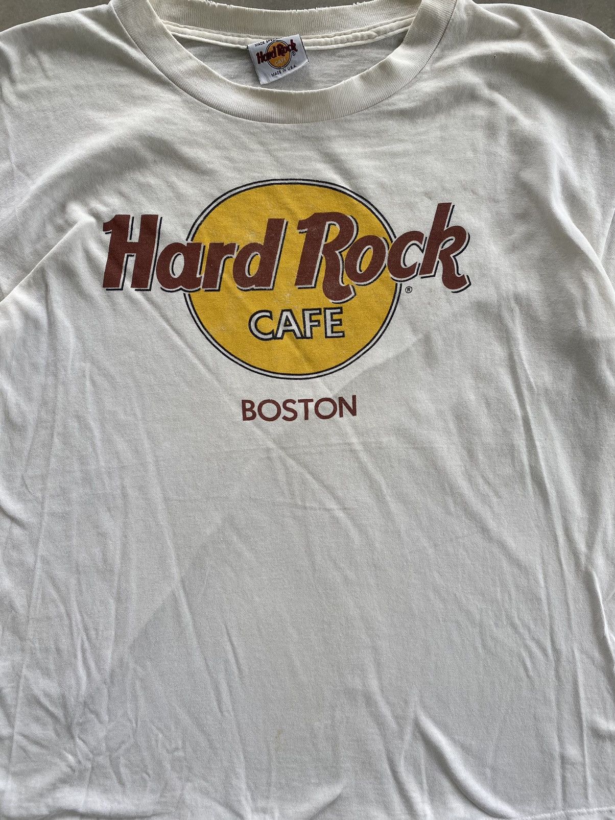 Hard Rock Cafe × Vintage VINTAGE HARD ROCK CAFE BOSTON TEE Size US M / EU 48-50 / 2 - 2 Thumbnail