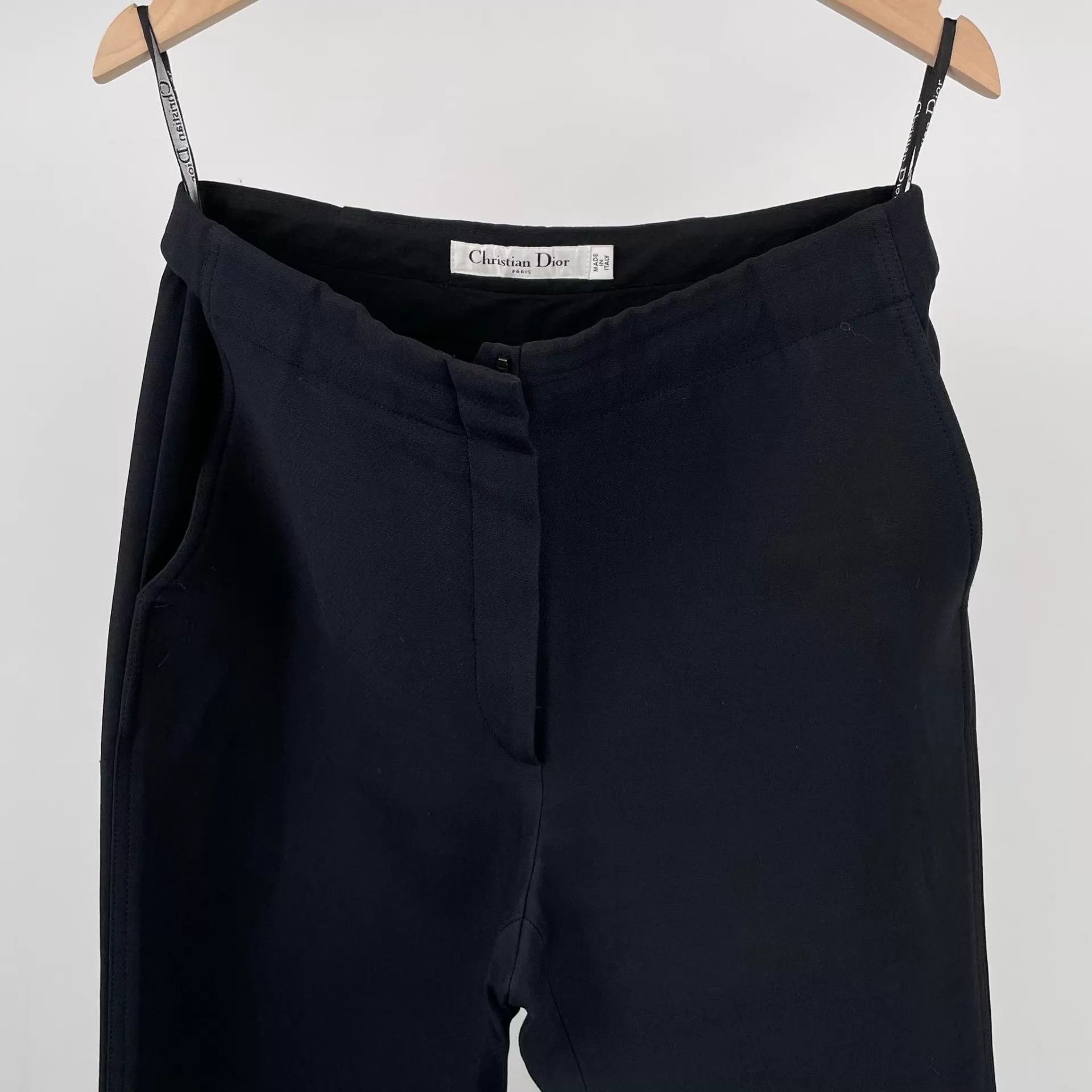 Dior Dior Wool Trousers 34 Black Size 25" / US 0 / IT 36 - 9 Thumbnail
