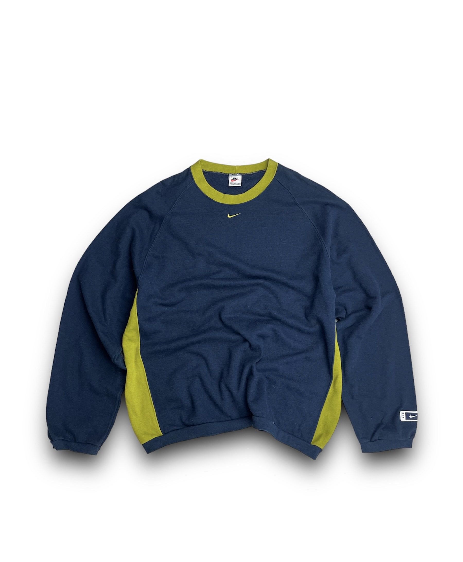 Nike Nike Vintage Spell Out Sweatshirt 90s Size XLarge Size US XL / EU 56 / 4 - 1 Thumbnail