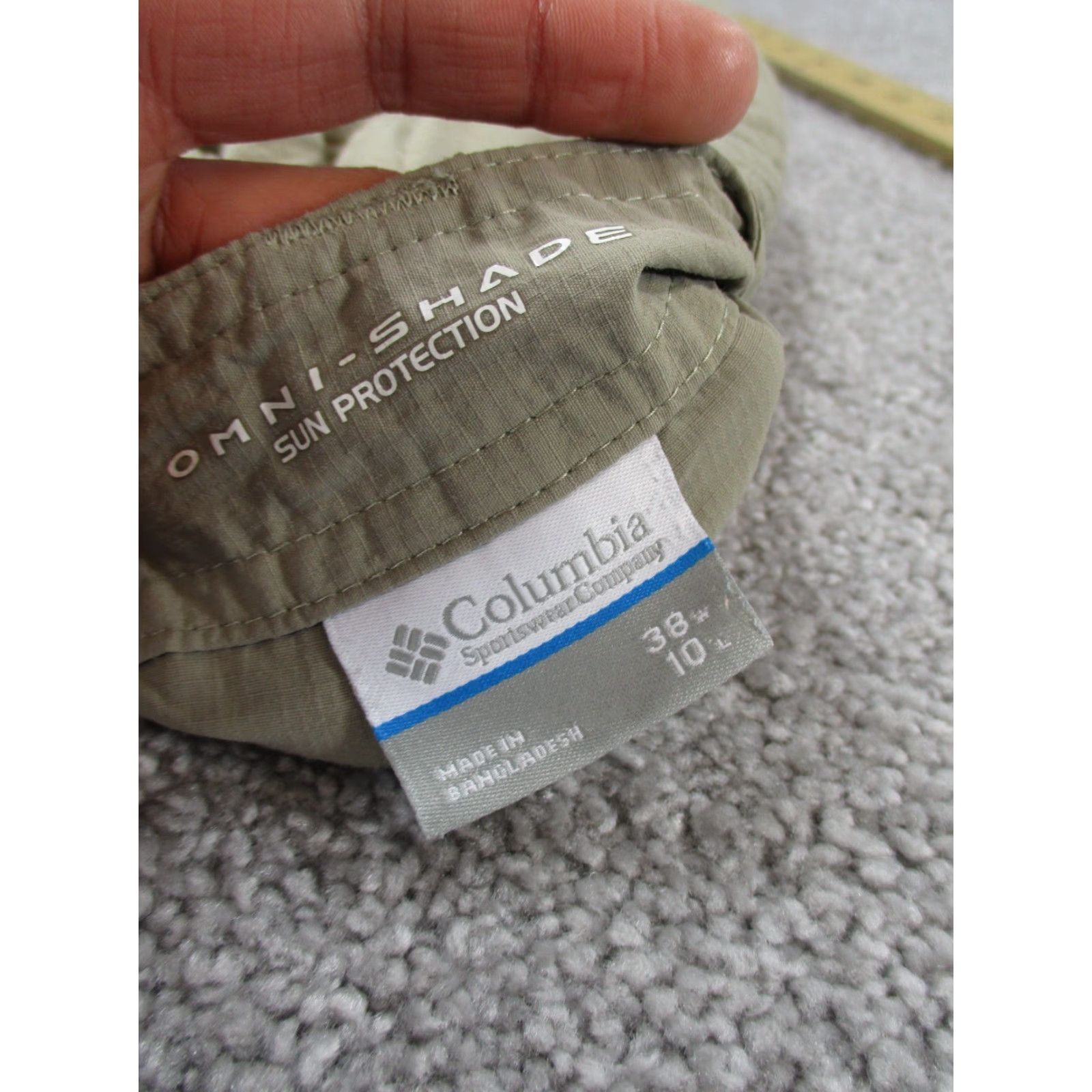Vintage Columbia Shorts Mens 38 Omnishade Beige Lightweight Nylon Cargo Size US 38 / EU 54 - 7 Thumbnail