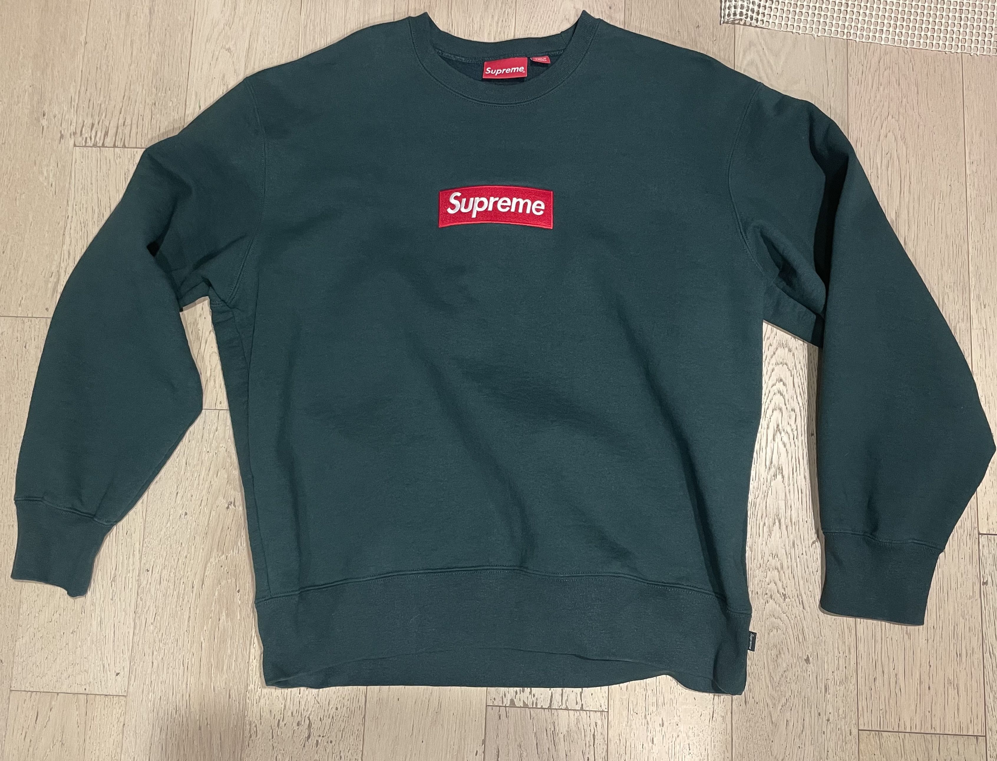 Green discount supreme crewneck