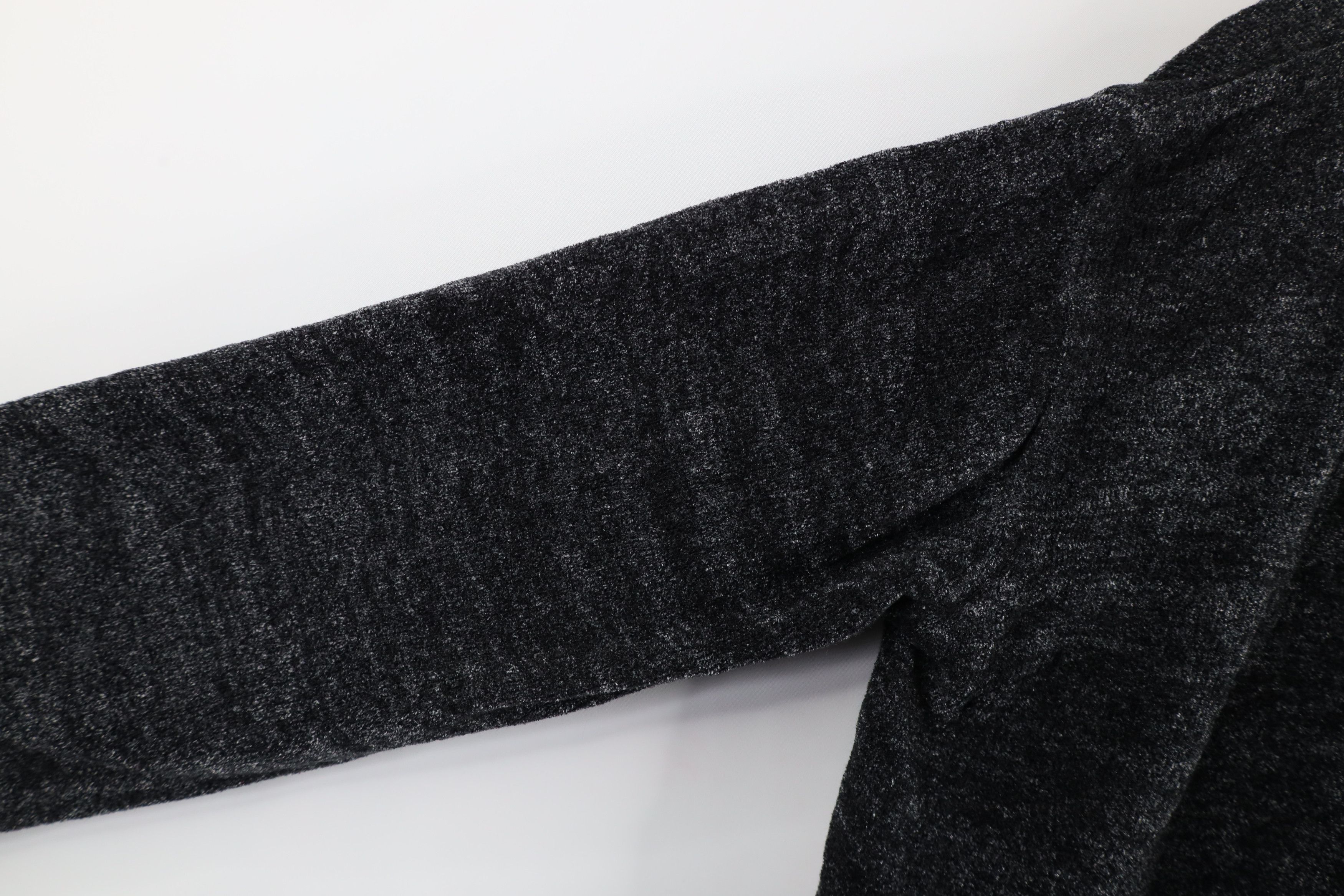 Vintage Vintage 90s Streetwear Fleece Collared Pullover Sweater Gray Size US L / EU 52-54 / 3 - 7 Thumbnail