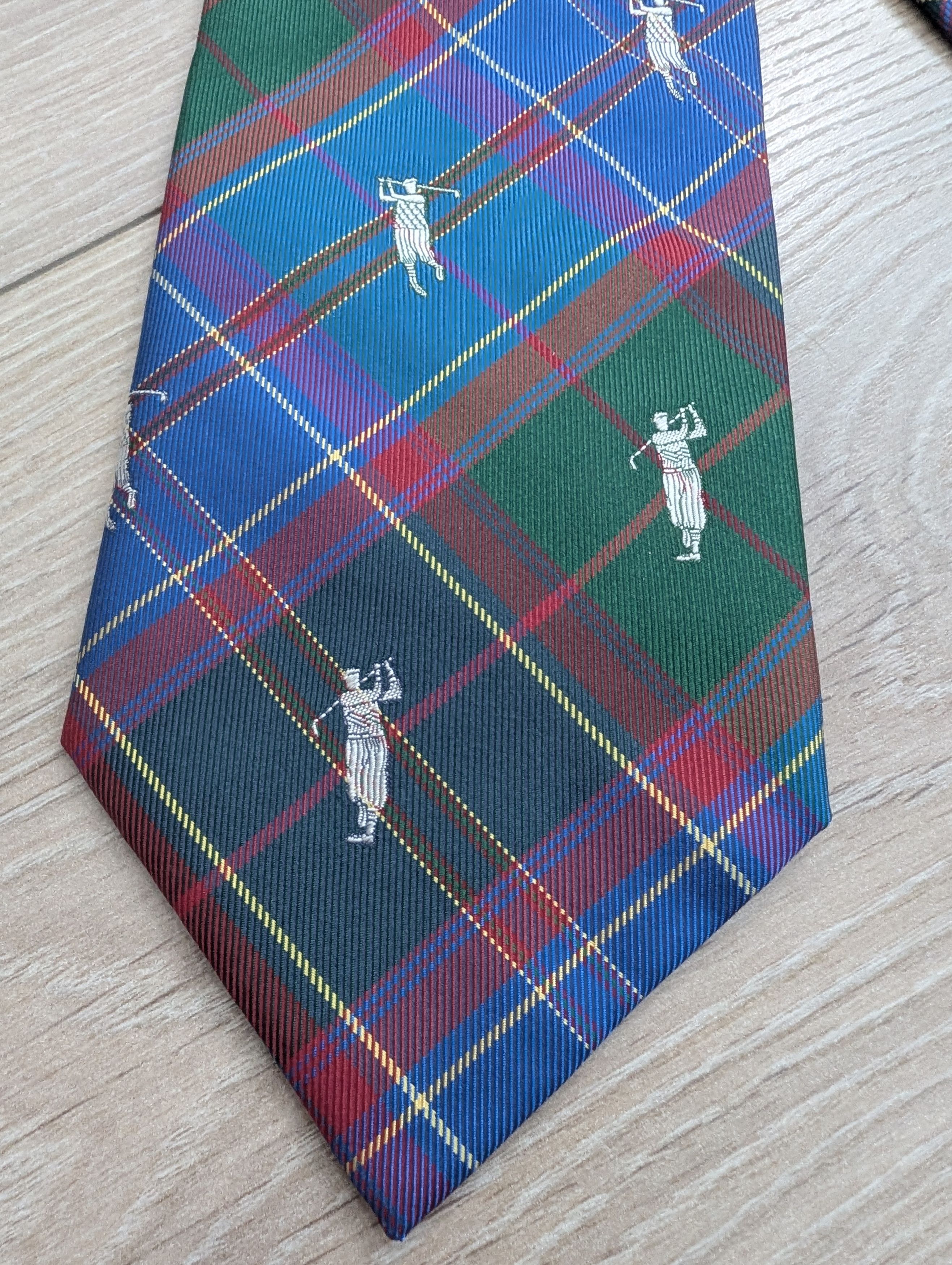 Bally Bally nice tie golf print Size ONE SIZE - 2 Thumbnail