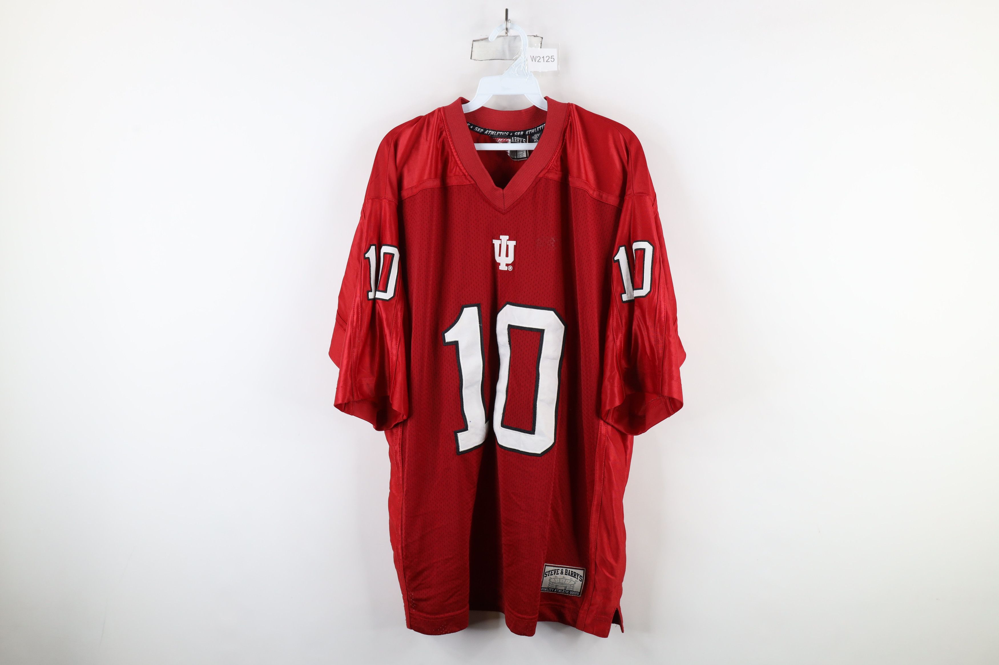Vintage Vintage Y2K Indiana University Football Jersey Red #10 Size US XL / EU 56 / 4 - 1 Thumbnail