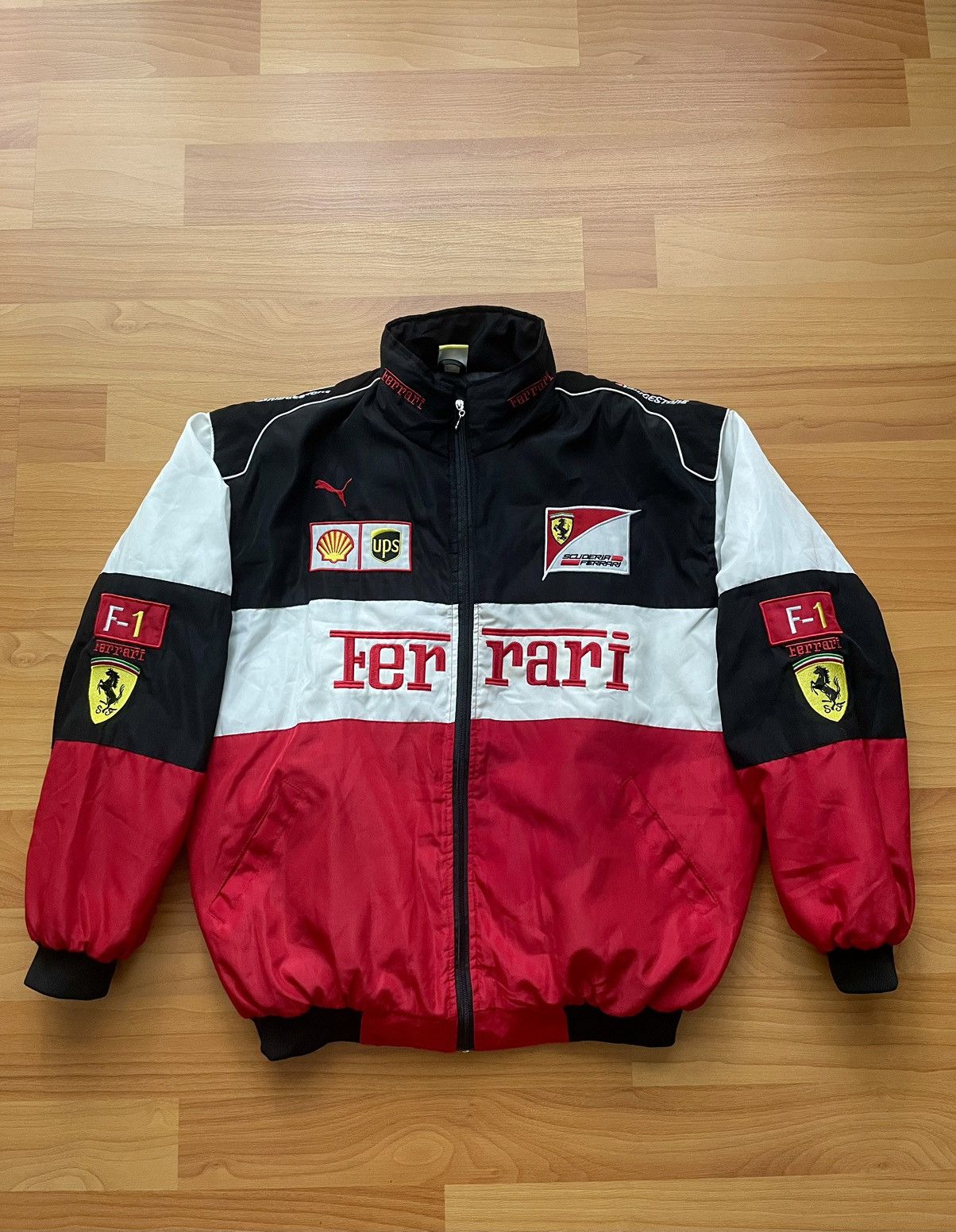 Ferrari VINTAGE PUMA FERRARI RACING JACKET | Grailed