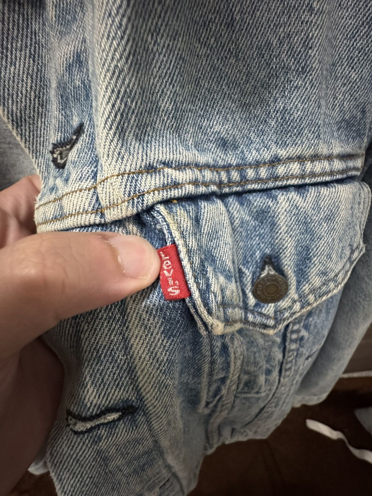 Levi's Vintage Clothing Levi’s Denim Vintage Jacket MADE IN USA Size US L / EU 52-54 / 3 - 2 Thumbnail