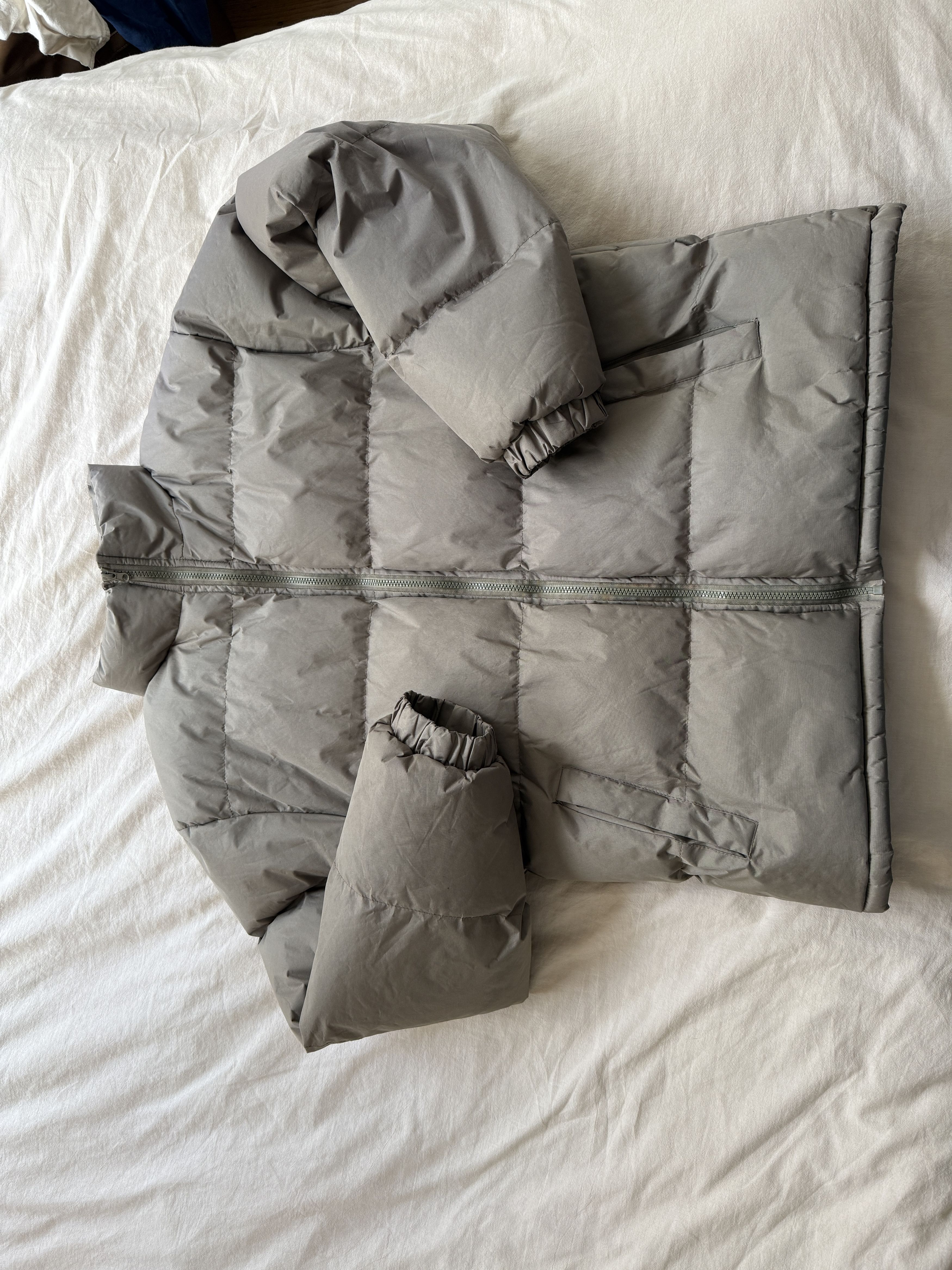 Other Vintage Franklin Allen Taupe Puffy Down Jacket Size US L / EU 52-54 / 3 - 1 Thumbnail