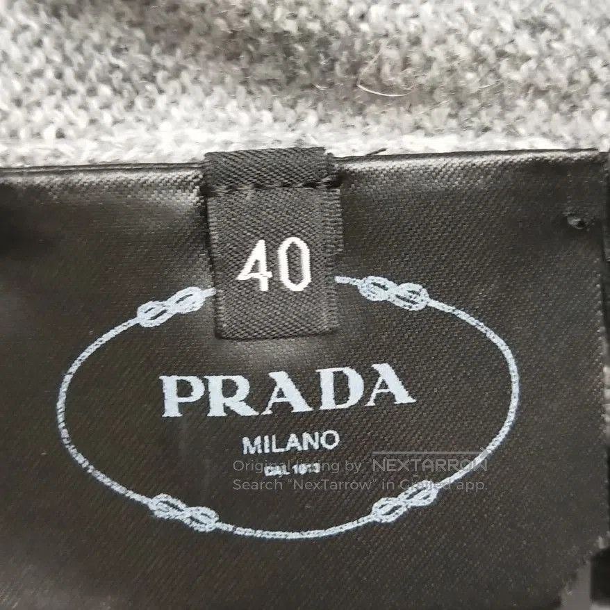 Prada Prada Gray Cashmere Long Sleeve Sweater . Size L / US 10 / IT 46 - 5 Thumbnail