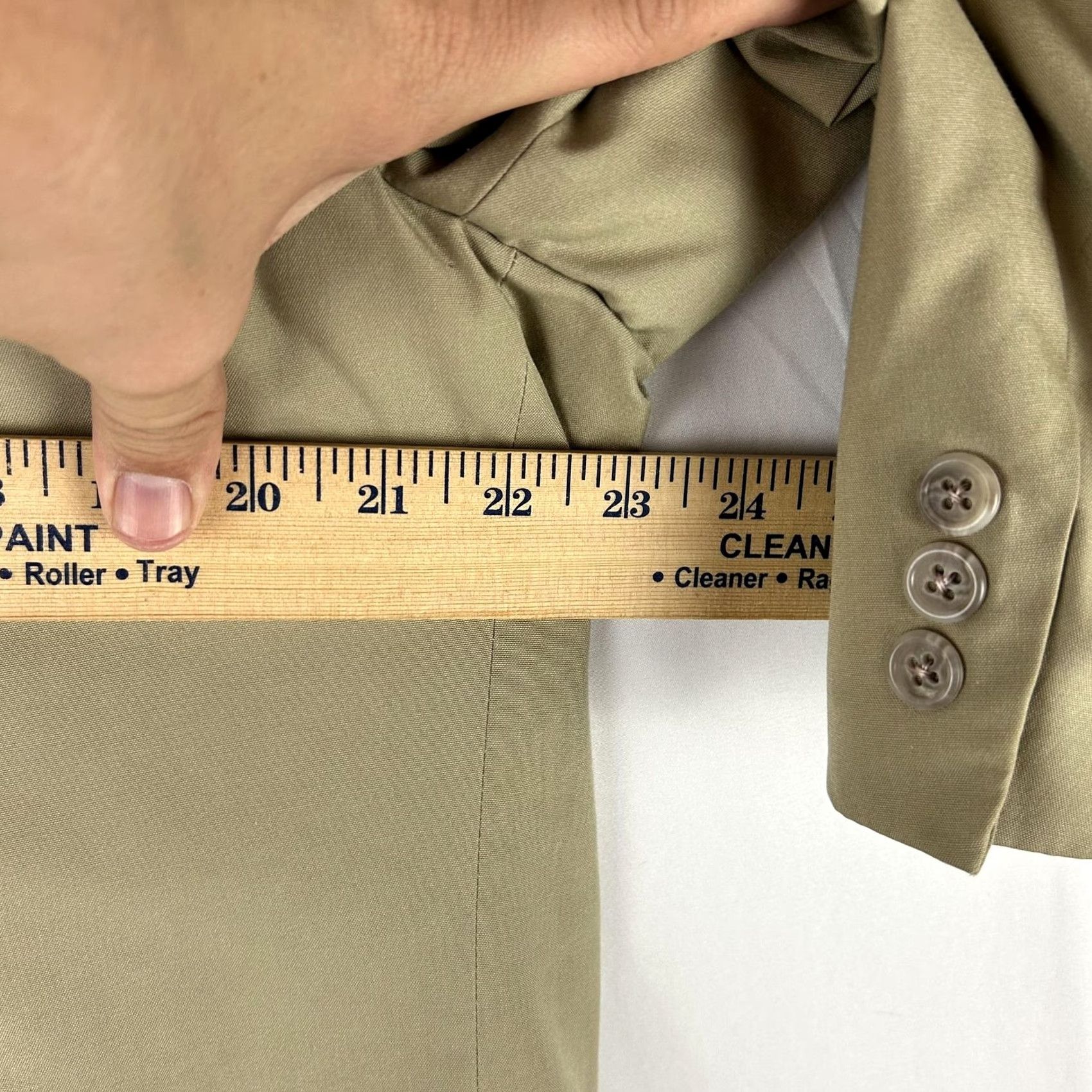 Brooks Brothers Brooks Brothers Blazer Mens 46L Khaki Tan Sport Coat Two Button Made in USA Shirt Jacket Mens Blazer 2 Button Notch Lapel USA 2 Piece Size 46R - 6 Thumbnail