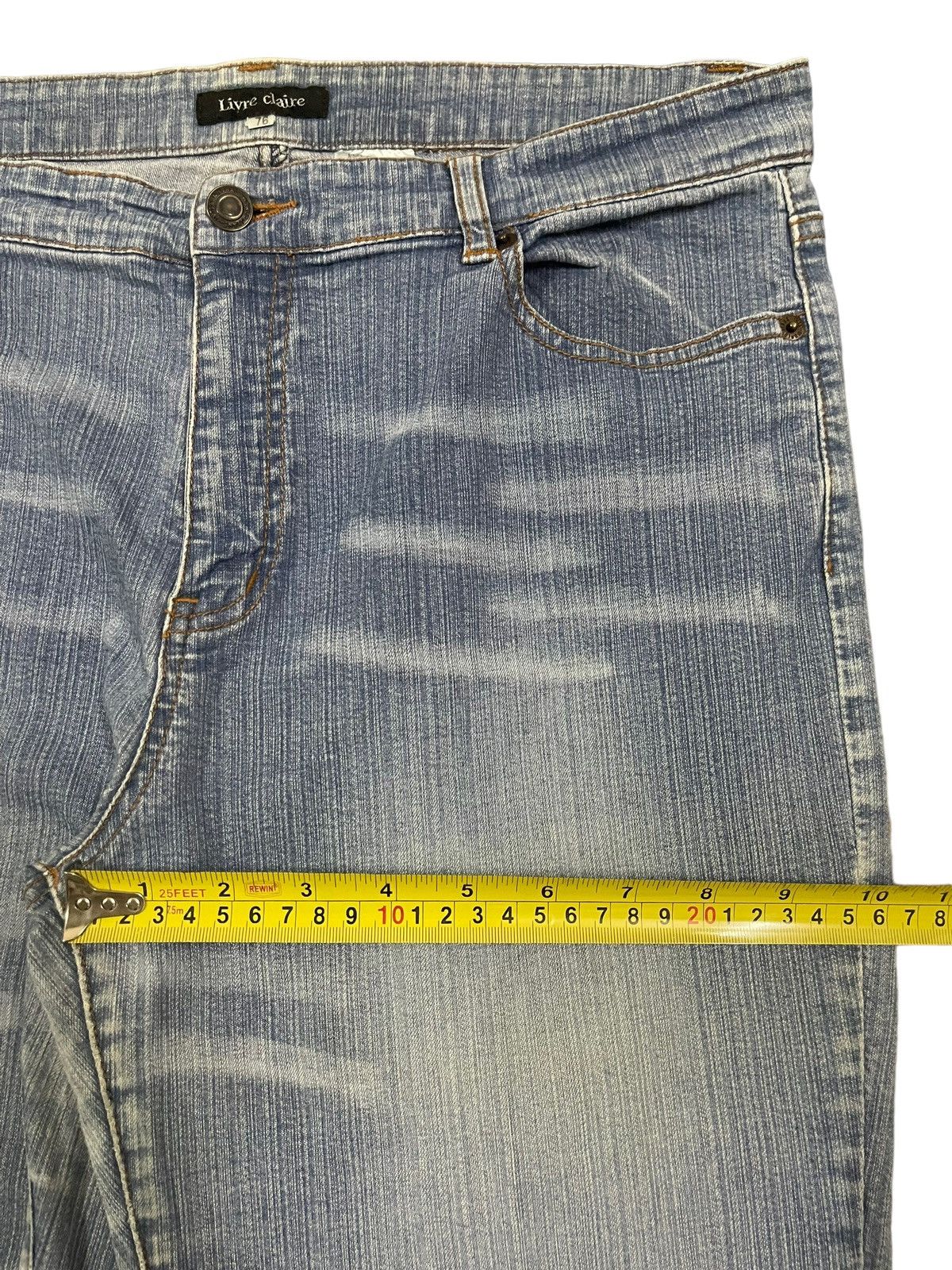 14th Addiction Vintage Japanese Brand Blue Wash Style Bootcut Jeans Size US 33 - 12 Thumbnail