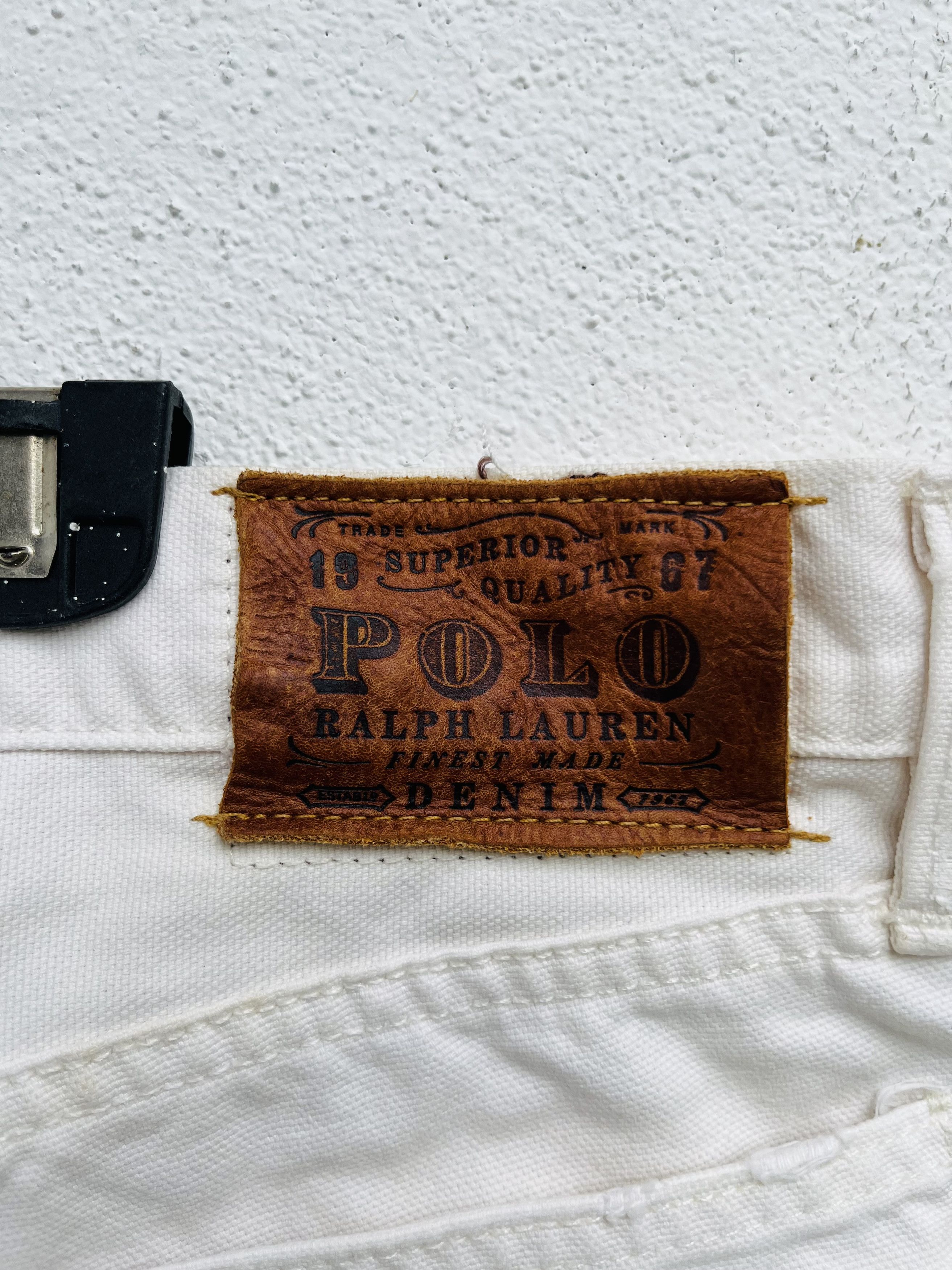 Japanese Brand × Polo Ralph Lauren × Vintage Vintage Polo Ralph Lauren White Colour Size US 37 - 10 Thumbnail