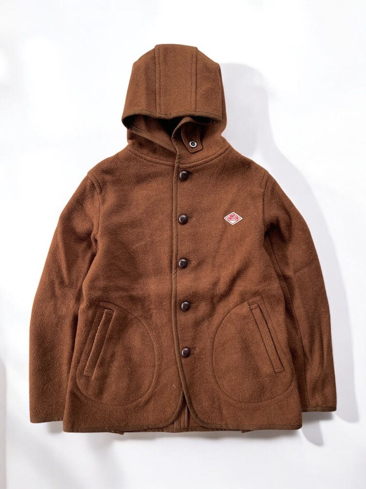 Danton × Japanese Brand 🔥 DANTON JAPAN MEN'S WOOL BUTTON JACKET Size US M / EU 48-50 / 2 - 4 Thumbnail