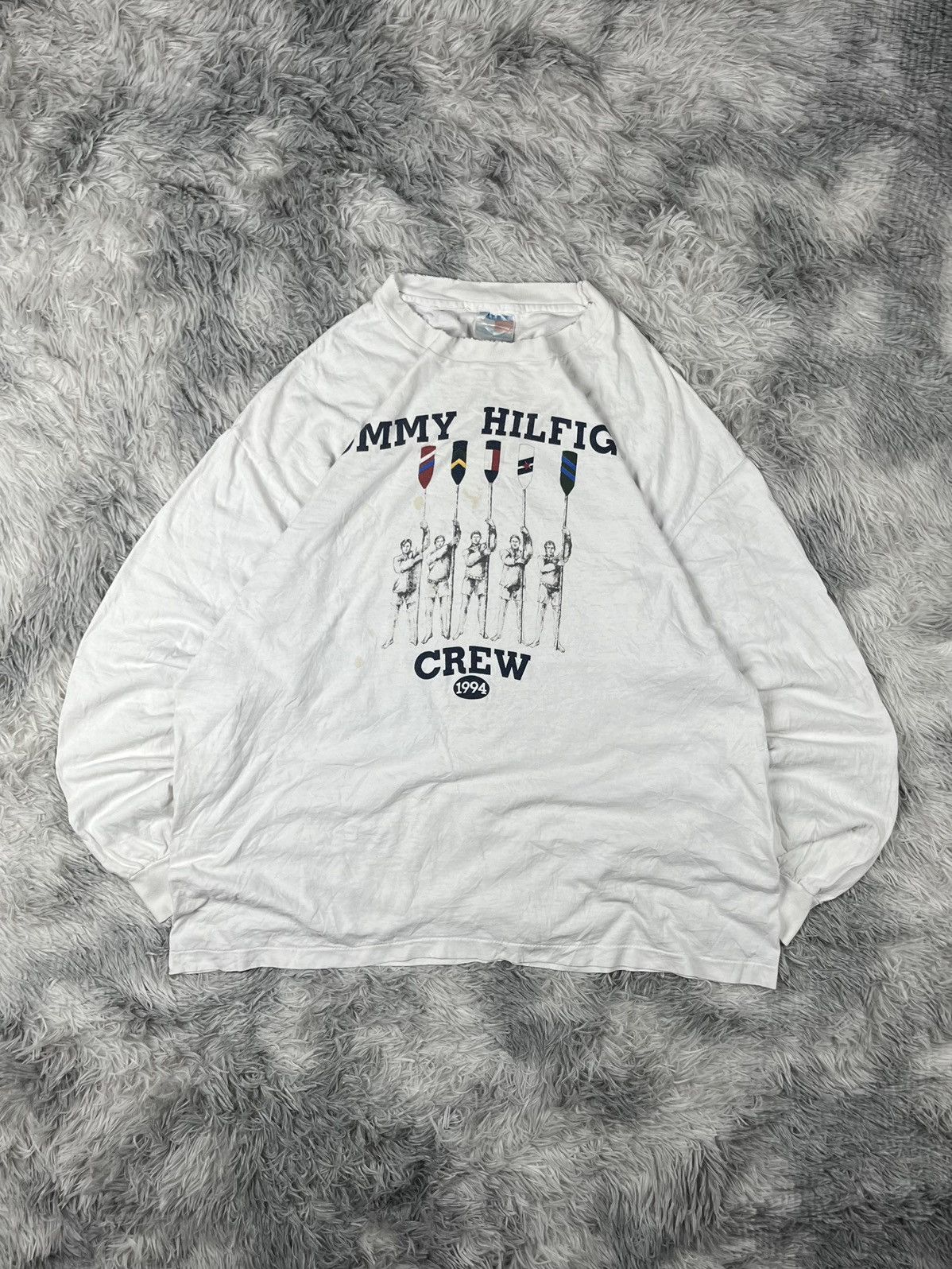 Tommy Hilfiger Vintage Tommy Hilfiger Long sleeve T-shirt Size US L / EU 52-54 / 3 - 2 Thumbnail