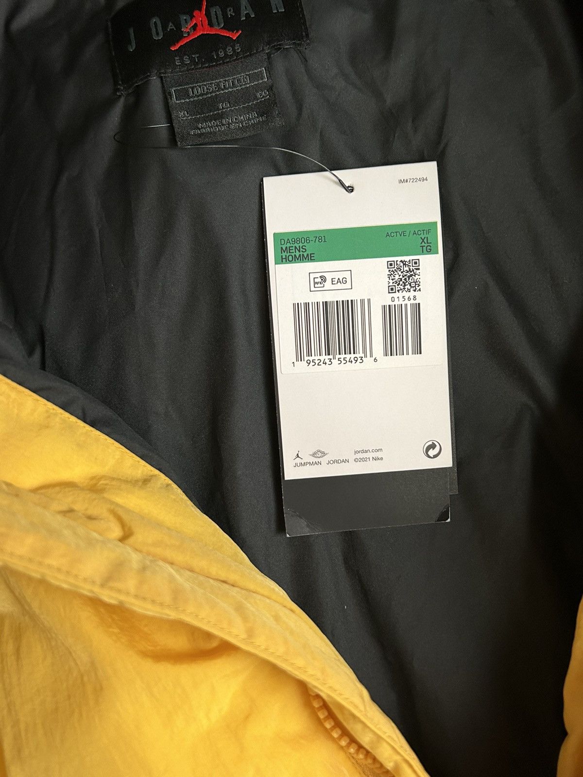 Jordan Brand 00s Vintage Jordan Puffer Drill Jacket New Size US XL / EU 56 / 4 - 7 Thumbnail