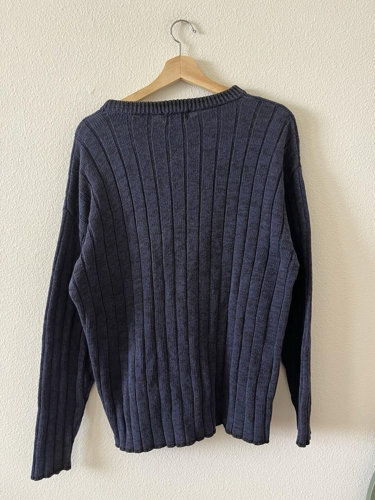 Other Vintage Arizona Jean Co Blue Ribbed Crewneck Sweater M Size US M / EU 48-50 / 2 - 3 Thumbnail