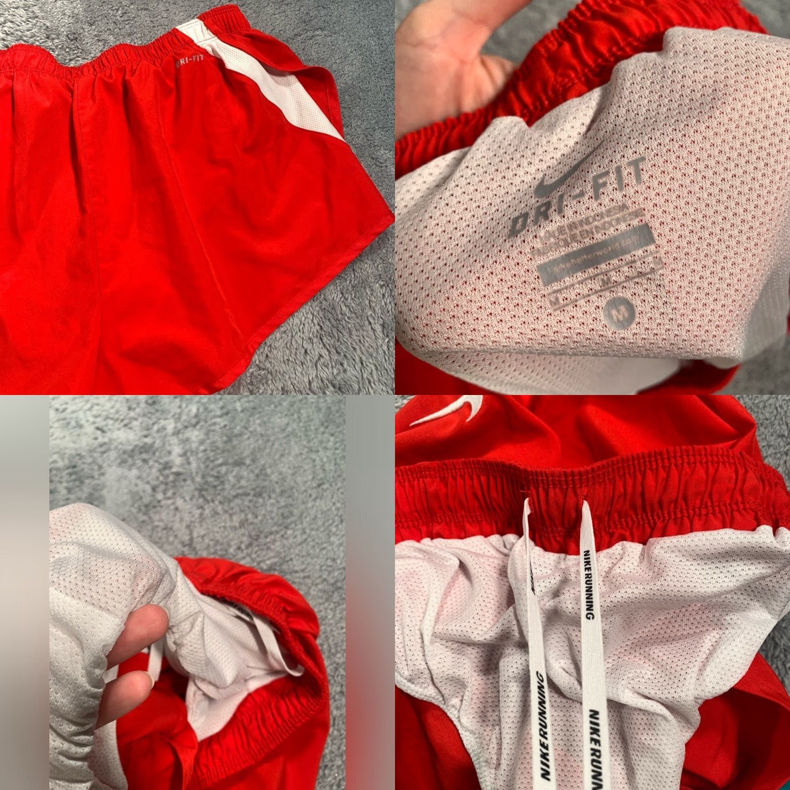 Nike **Nike Red Women's Dri-Fit Running Shorts** New title: **Nike Red Women's Dri-Fit Running Shorts** Size 32" / US 10 / IT 46 - 8 Thumbnail