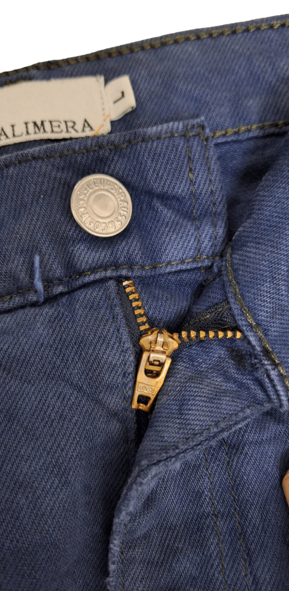 Japanese Brand × Levi's Rare Levis × Kalimera Distressed Patchwork Denim Size US 32 / EU 48 - 2 Thumbnail