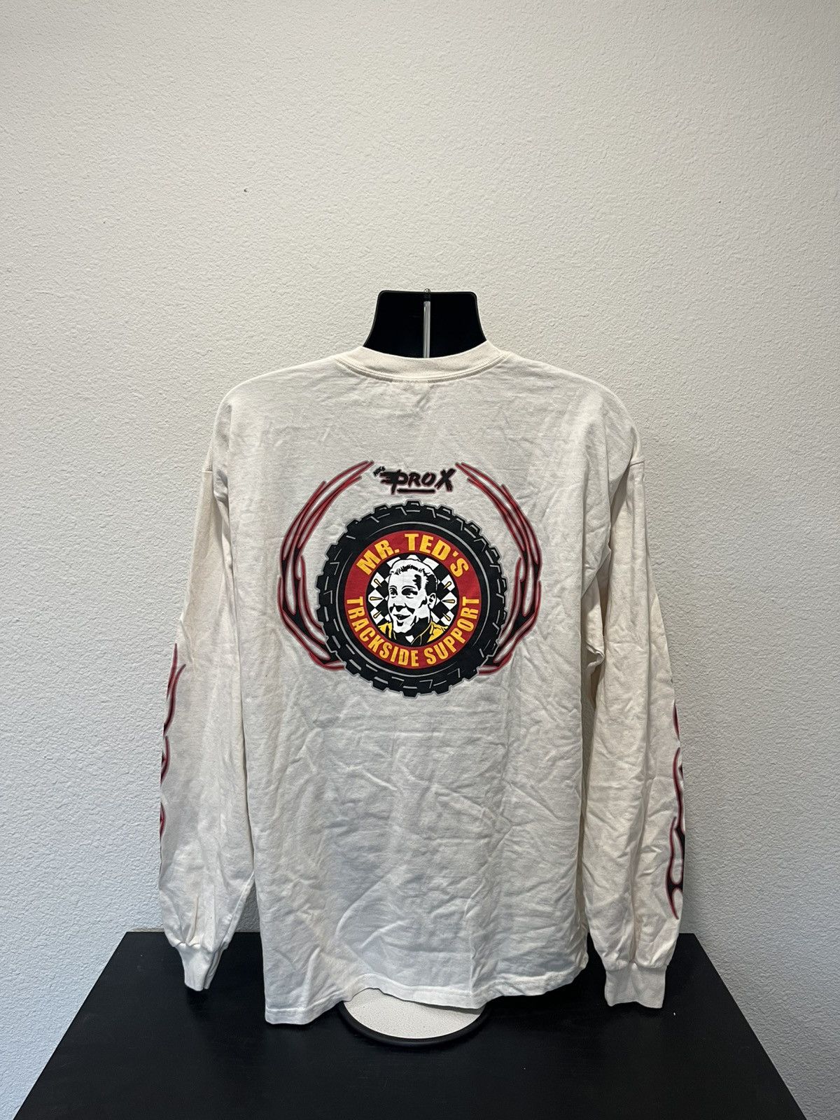 Vintage Mr Ted’s track side support flame shirt vintage 90s Size US XL / EU 56 / 4 - 2 Thumbnail