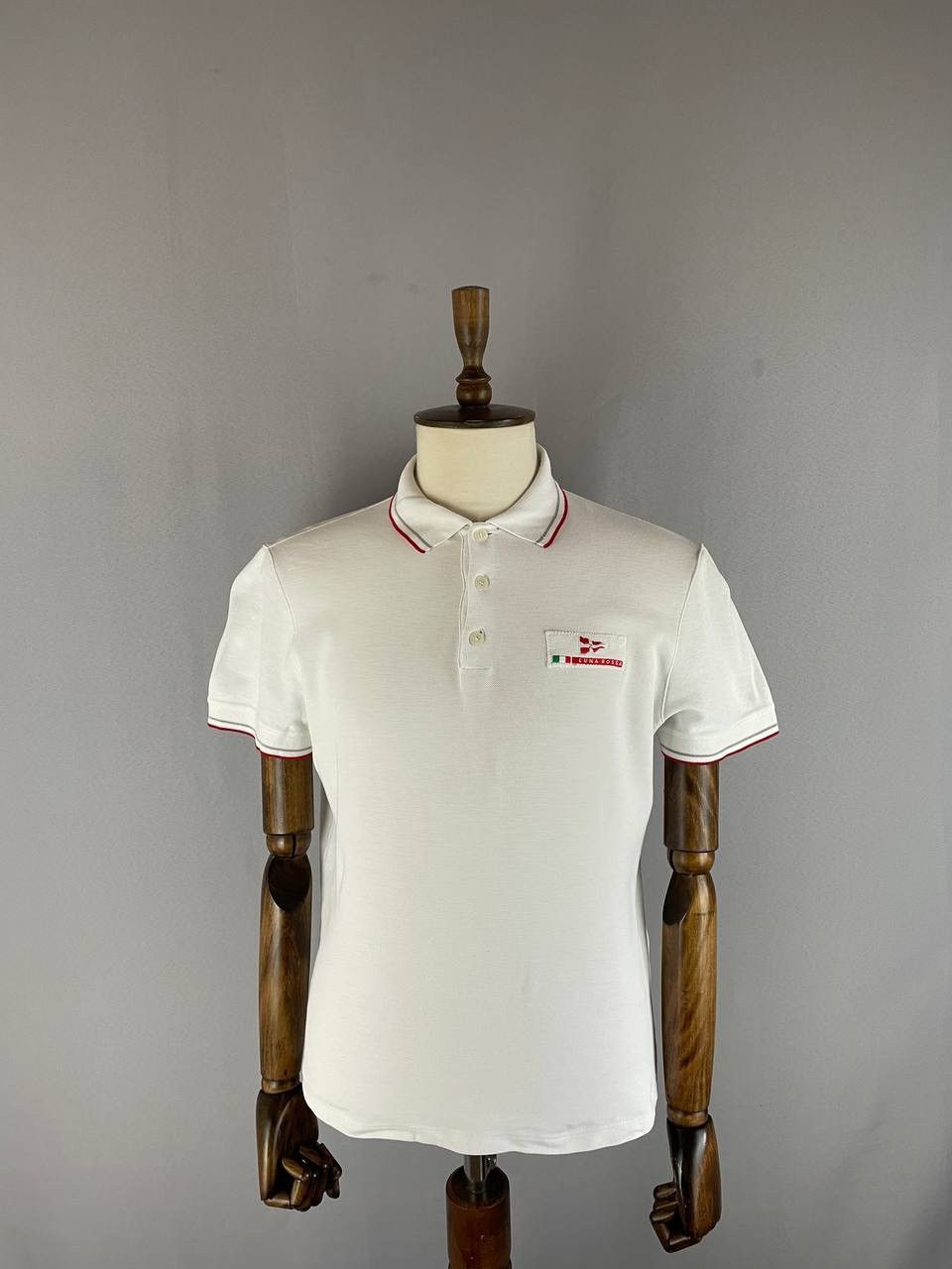 Prada Luna Rosa Prada Polo White Size US L / EU 52-54 / 3 - 2 Thumbnail