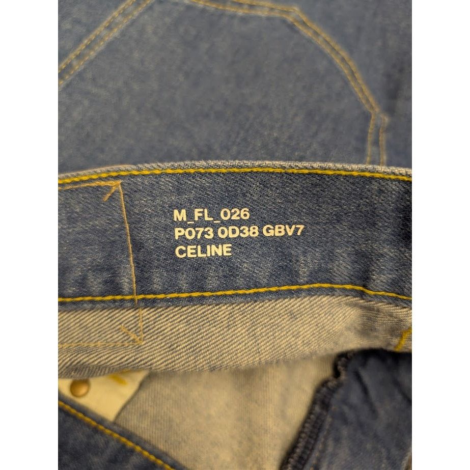 Celine o1rshd1 Denim Jeans in Blue Size US 34 / EU 50 - 17 Thumbnail