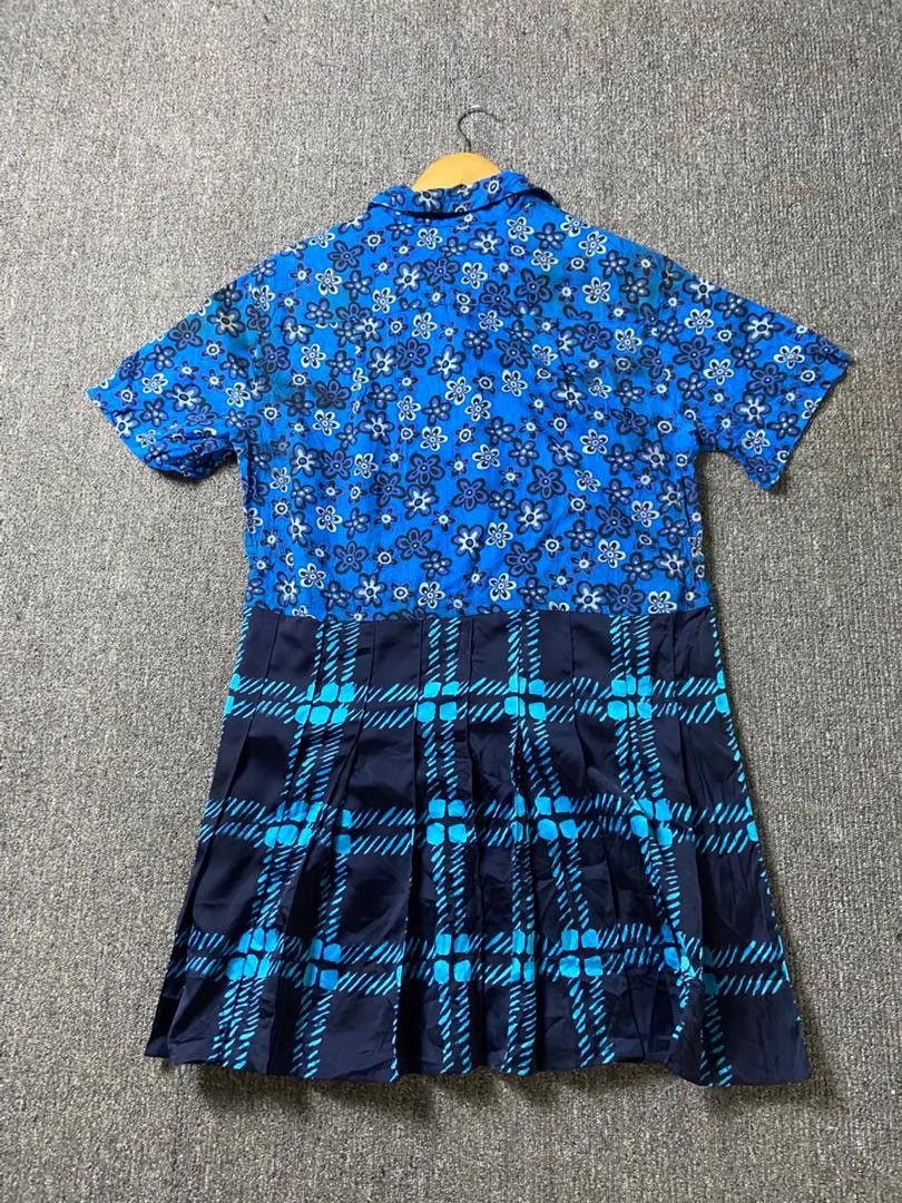 Marni × Uniqlo Uniqlo x MARNI Open Collar Pleated Dress (182) Size S / US 4 / IT 40 - 3 Thumbnail