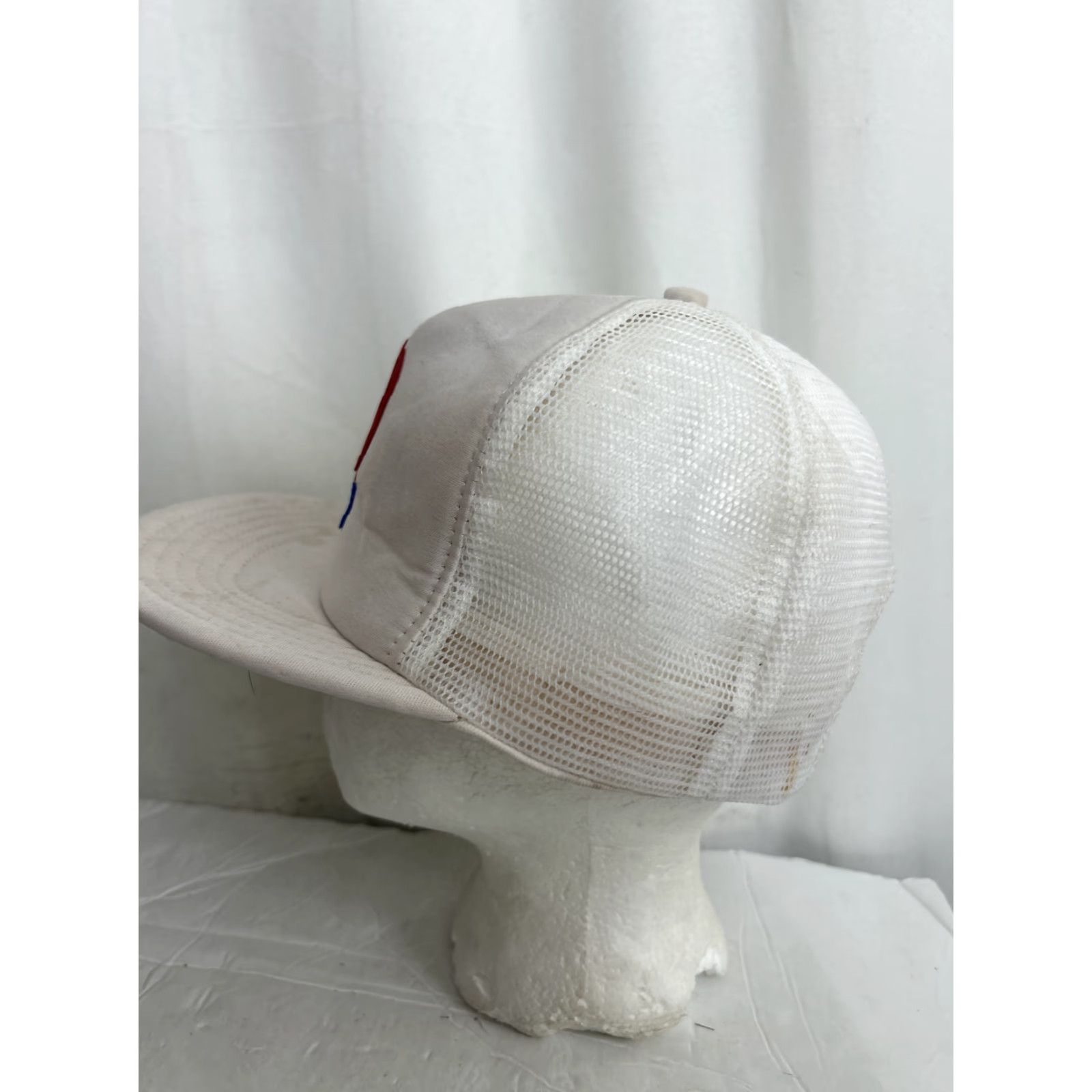 Vintage VINTAGE NRA Patriot Snapback Trucker Hat Cap Mens Adjustable White Stained USA Snap-Back Hats Men Storefront Size ONE SIZE - 7 Thumbnail
