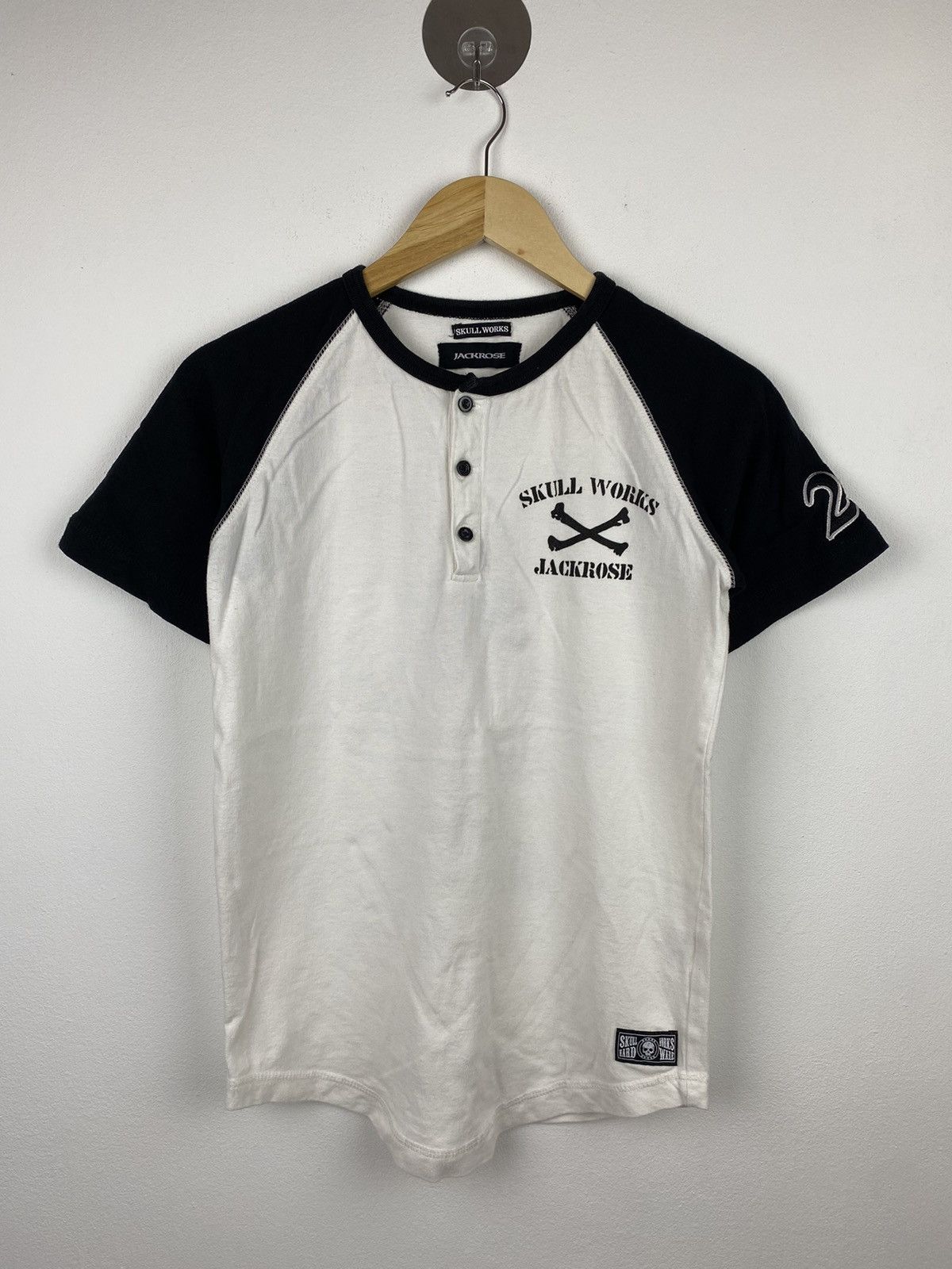 Skull Works by Jackrose Button T-shirt