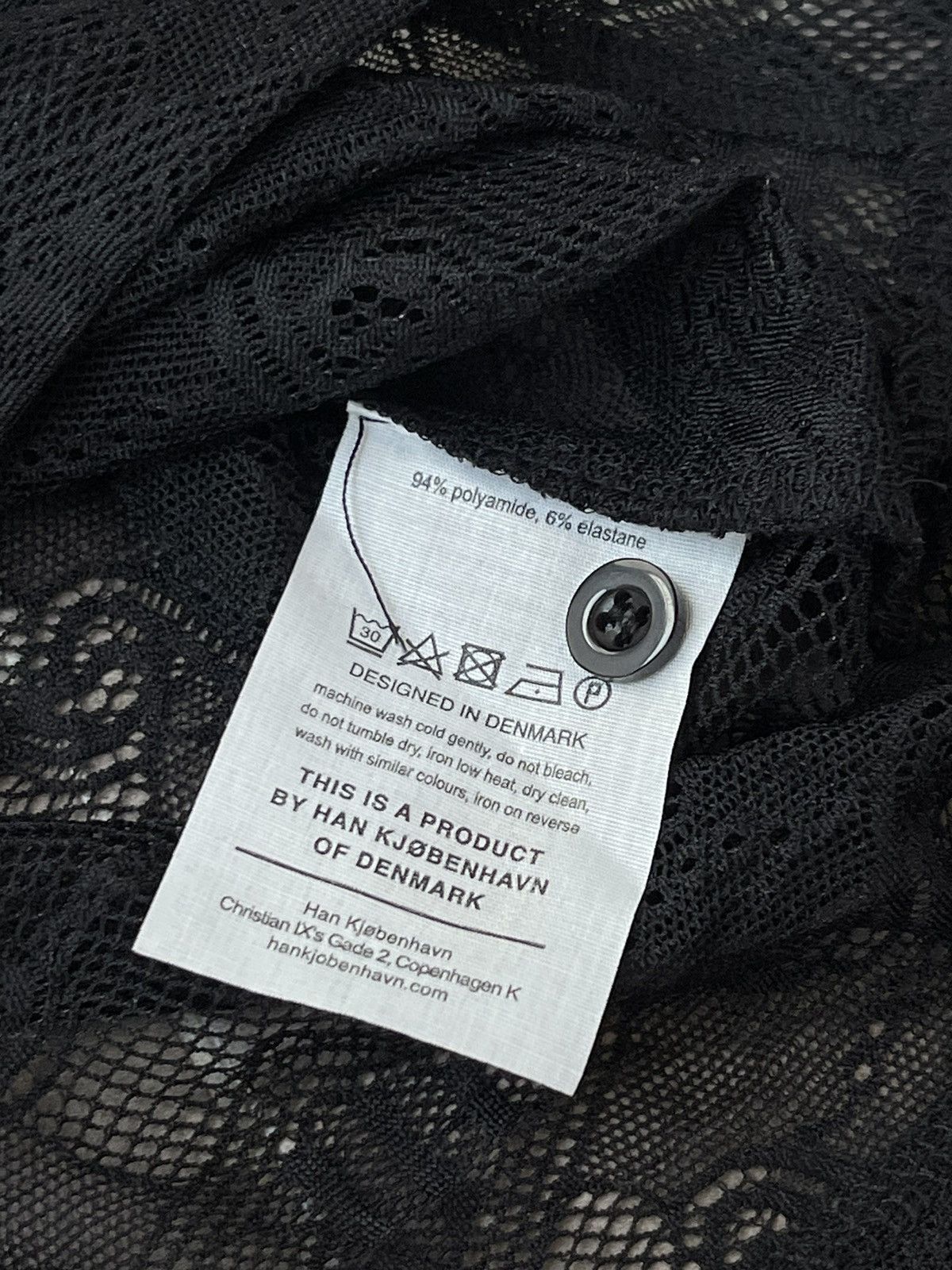 Han Kjobenhavn !DS! SS23 Han Kjobenhavn Lace Monogram Black Summer Shirt Size US M / EU 48-50 / 2 - 21 Thumbnail