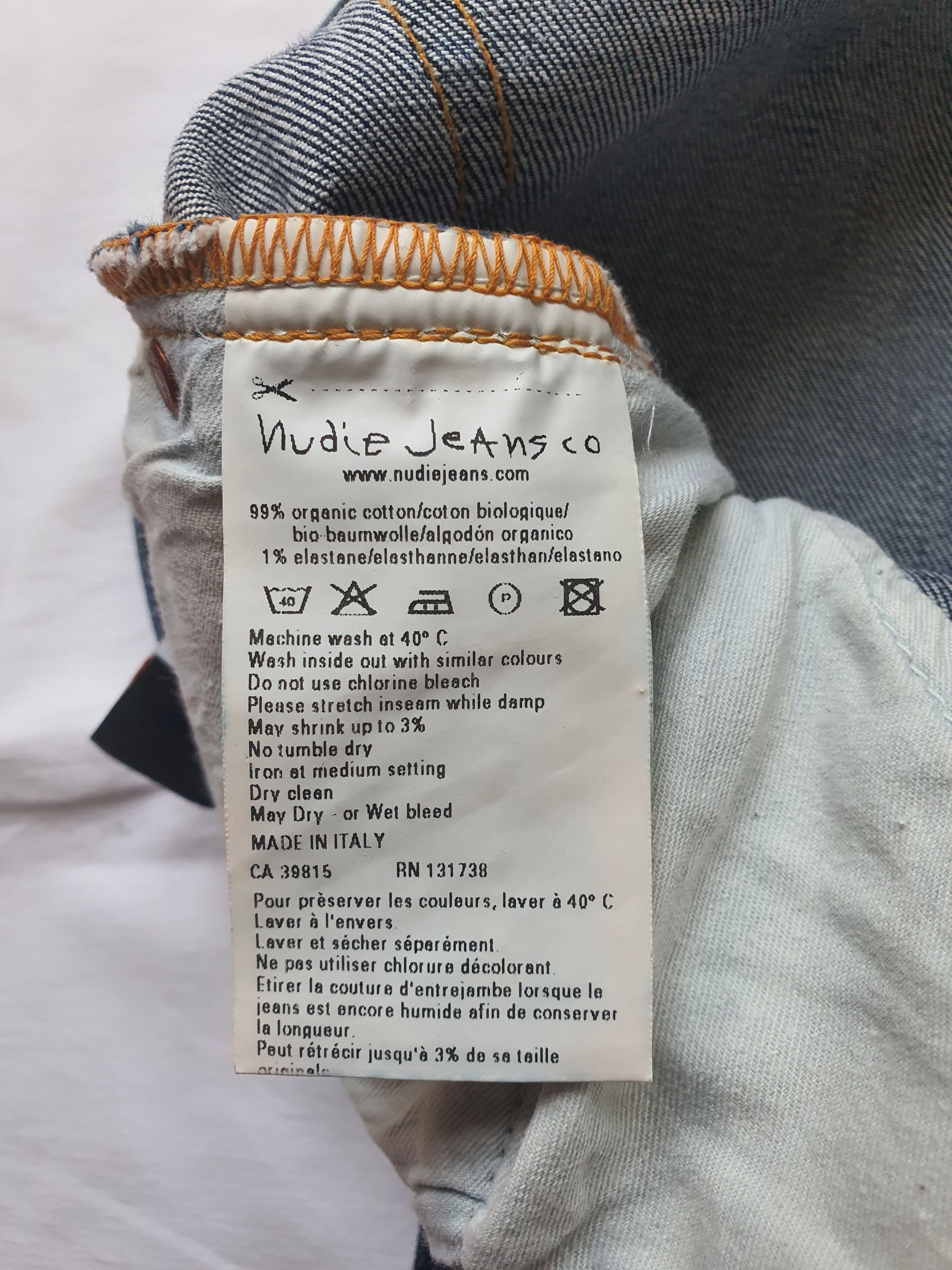Nudie Jeans TUBE KELLY (N587) Women's Denim (Org. Dark Indigo Wash) Size 31" - 8 Thumbnail