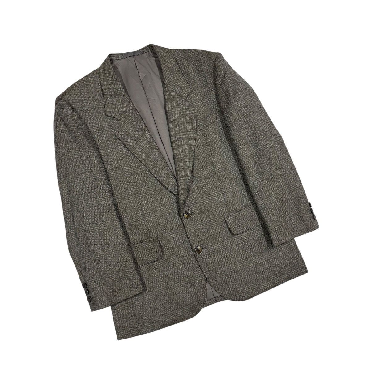 Pierre Balmain Pirre Balmain Lessona Casheme Special Custom Tartan Blazer Size 38R - 6 Thumbnail