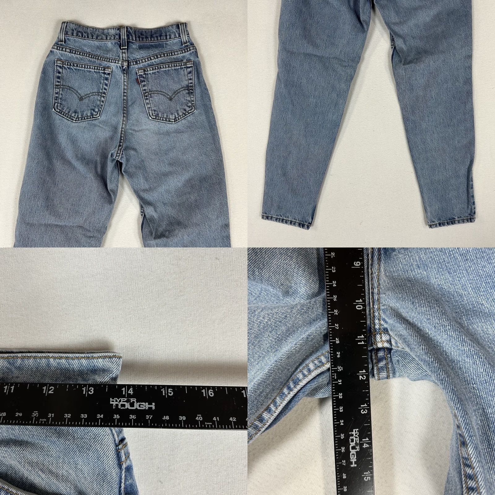 Levi's VINTAGE Levi's 521 Jeans Womens 6P Tapered Fit Light Wash Denim 90's Made in USA Size 28" / US 6 / IT 42 - 8 Thumbnail