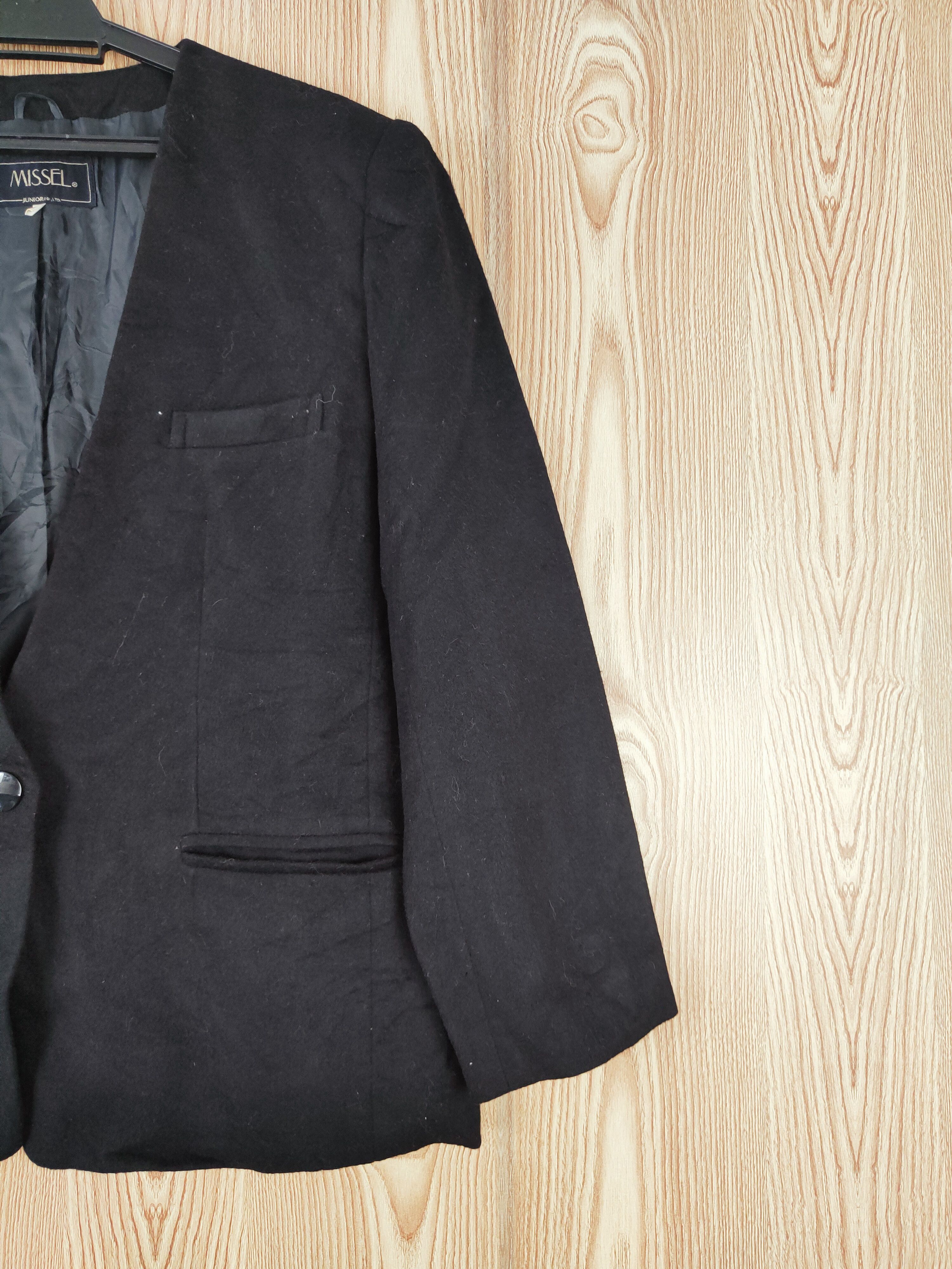 Japanese Brand × Vintage luxury Fashion Design by Missel Black Wool Blazers Size US L / EU 52-54 / 3 - 5 Thumbnail