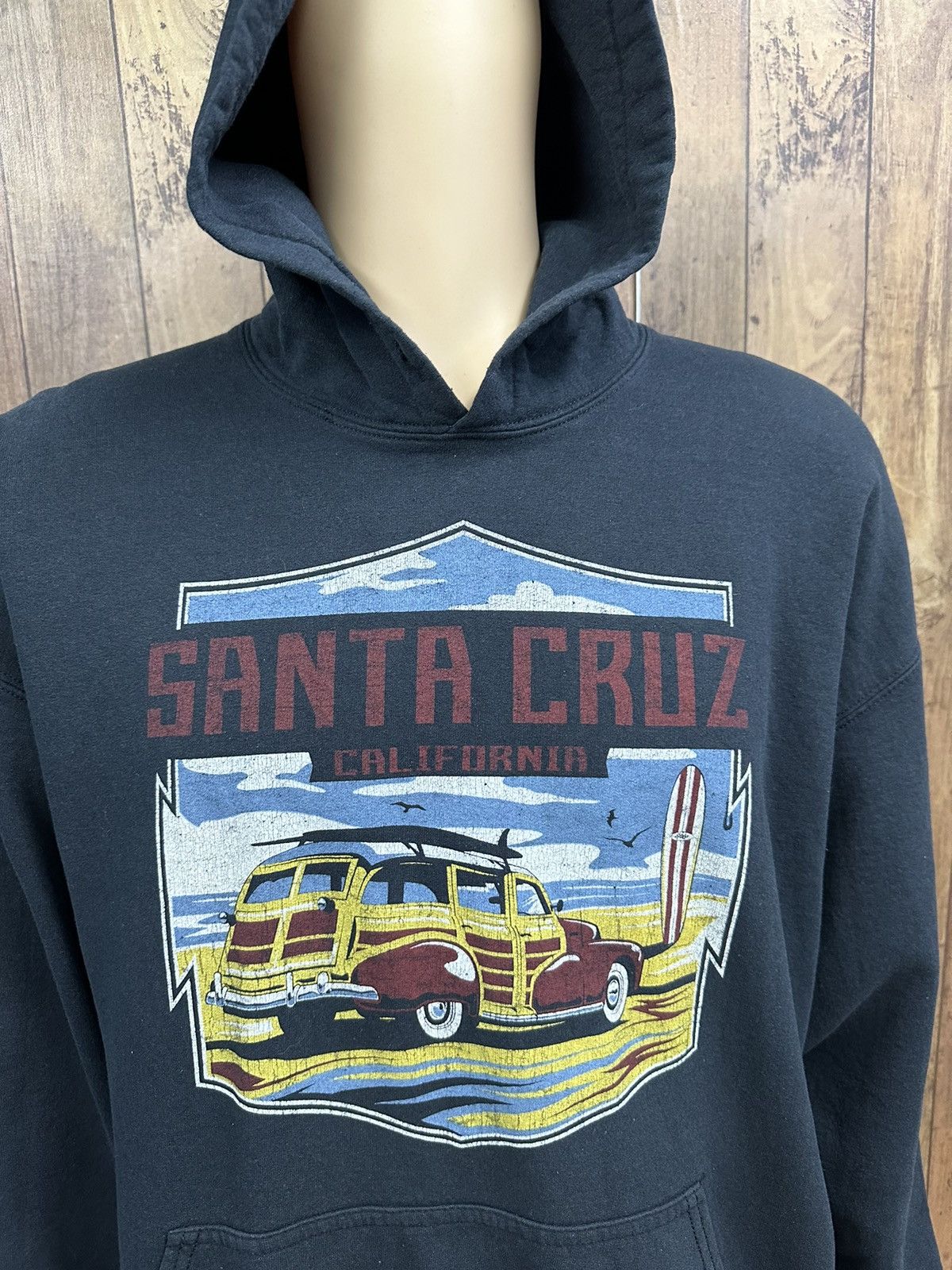 Santa Cruz Skateboards Santa Cruz California Distressed Hoodie Z54 Size US XL / EU 56 / 4 - 2 Thumbnail