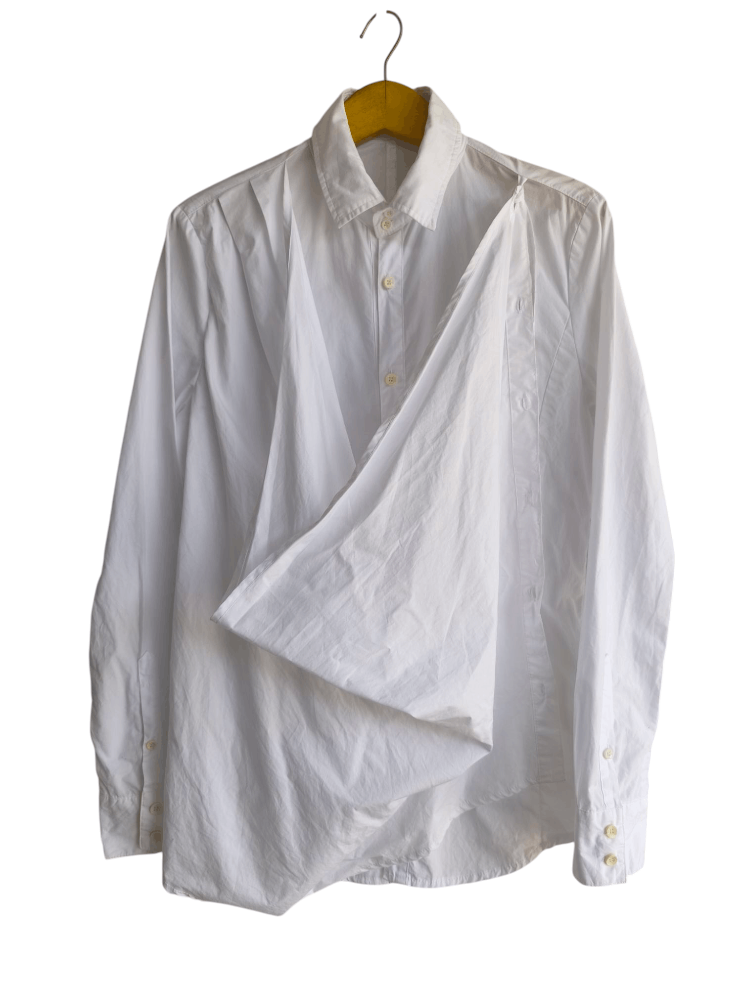 Y's × Yohji Yamamoto Yohji Yamamoto Layered shirt Size US M / EU 48-50 / 2 - 2 Thumbnail