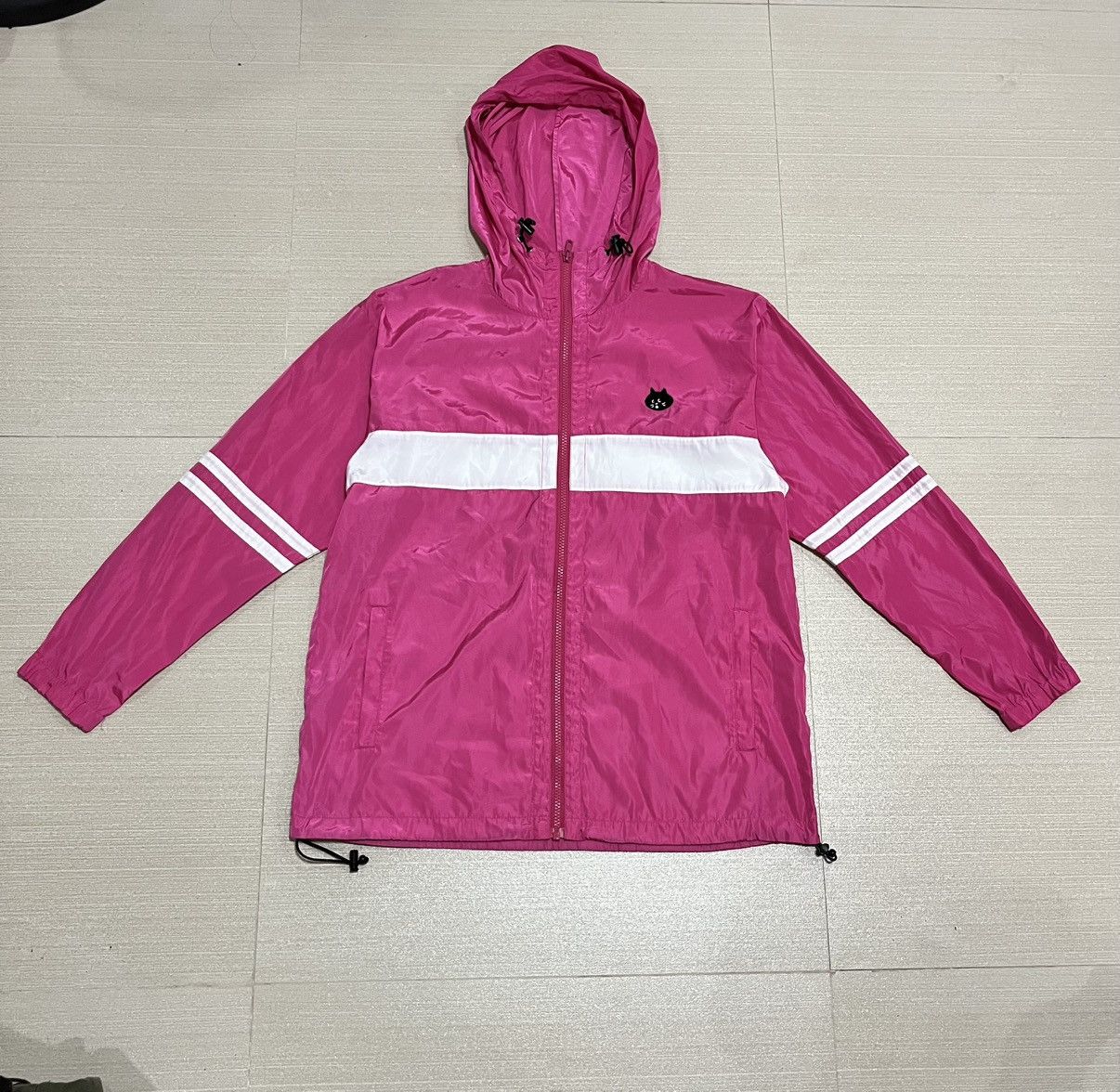 Ne-Net Ne-net By Issey Miyake Pink Windbreaker Size US L / EU 52-54 / 3 - 1 Thumbnail