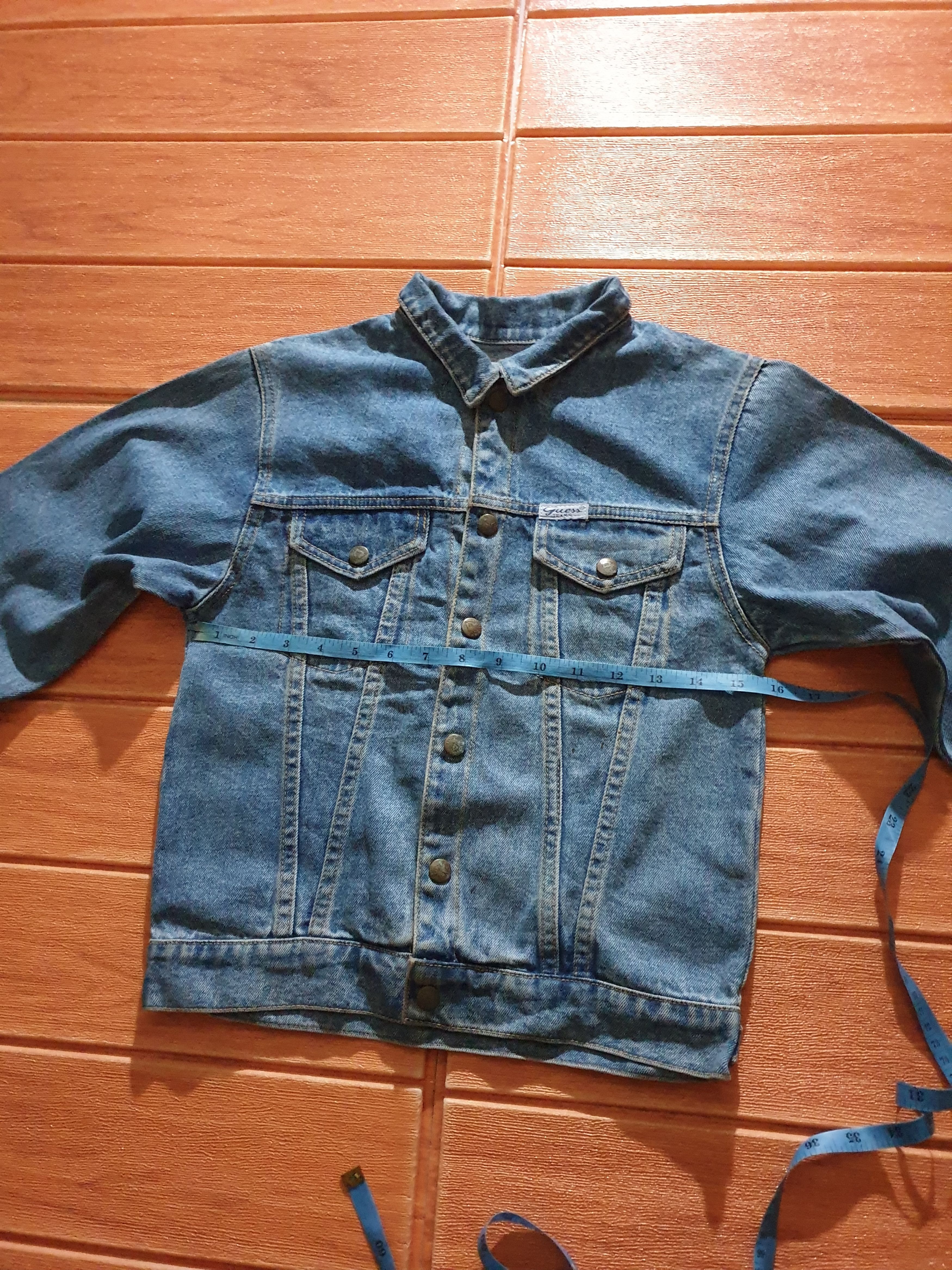 Guess Vintage Guess Made in USA denim Jacket Size US XXS / EU 40 - 7 Thumbnail