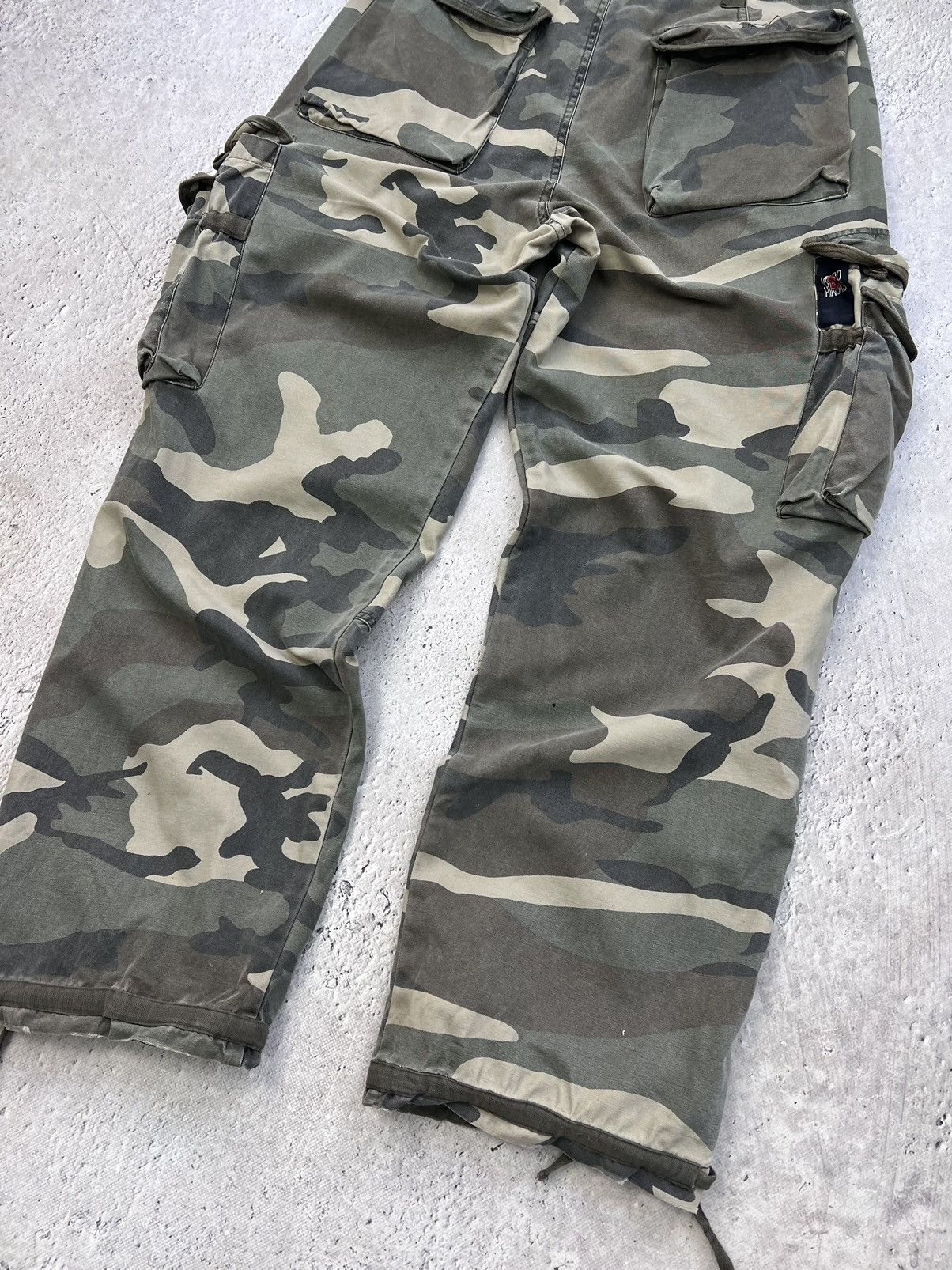Hysteric Glamour × Junya Watanabe × Yohji Yamamoto VTG Rick Owens Raf Simons Balenci Stvle CAMO Jeans 90s Size US 32 / EU 48 - 16 Thumbnail