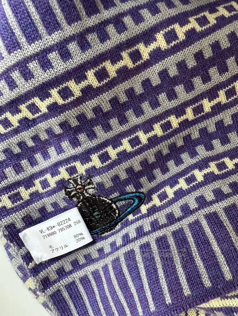 Vivienne Westwood Vivienne Westwood size 150*26cm Vintage knitted scarf Size ONE SIZE - 5 Thumbnail