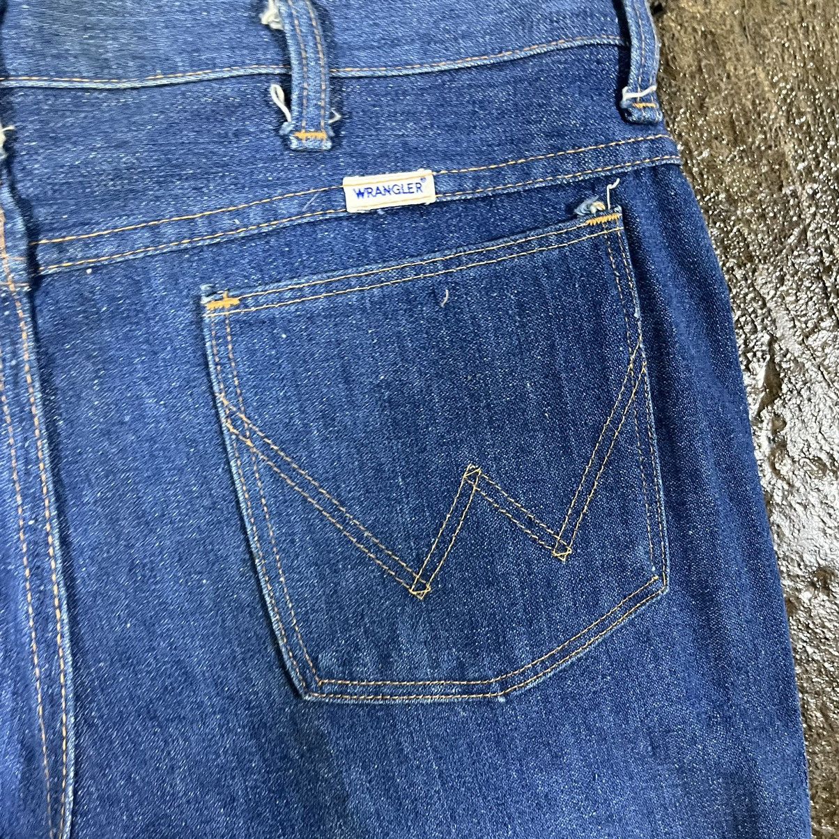 Levi's × Vintage × Wrangler Crazy Vintage 60s 70s Wrangler Bell Bottom Flare Jeans Size US 36 / EU 52 - 6 Thumbnail