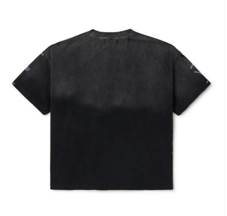 Vale Vale 'Forever Widow Big' Black & Orange Tee Size US XL / EU 56 / 4 - 2 Thumbnail