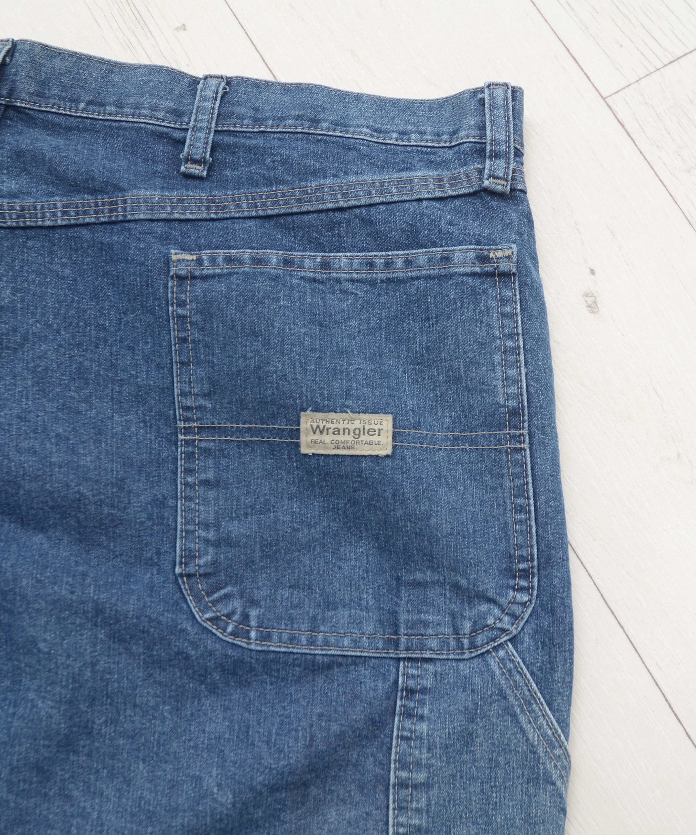 Rap Tees × Vintage × Wrangler Vintage Wrangler Carpenter Jeans Rap Pants Big size 44 Size US 44 / EU 60 - 7 Thumbnail