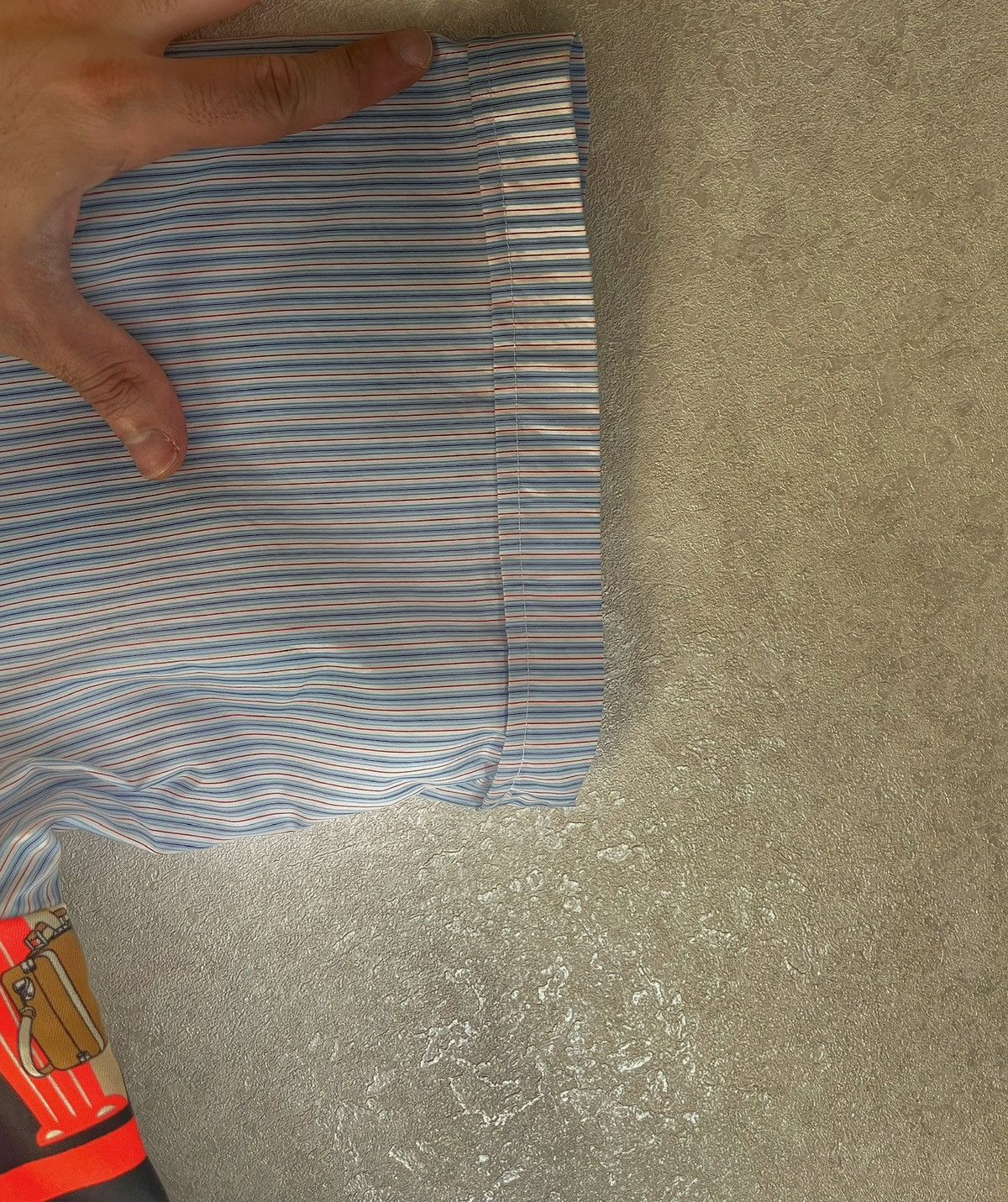Gucci Gucci Striped Cotton Shirt with Silk Porter-Print Back 46 Size US S / EU 44-46 / 1 - 11 Thumbnail
